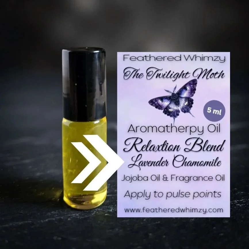 The Twilight Moth - Lavender Chamomile Aromatherapy Oil (Relaxation Blend)