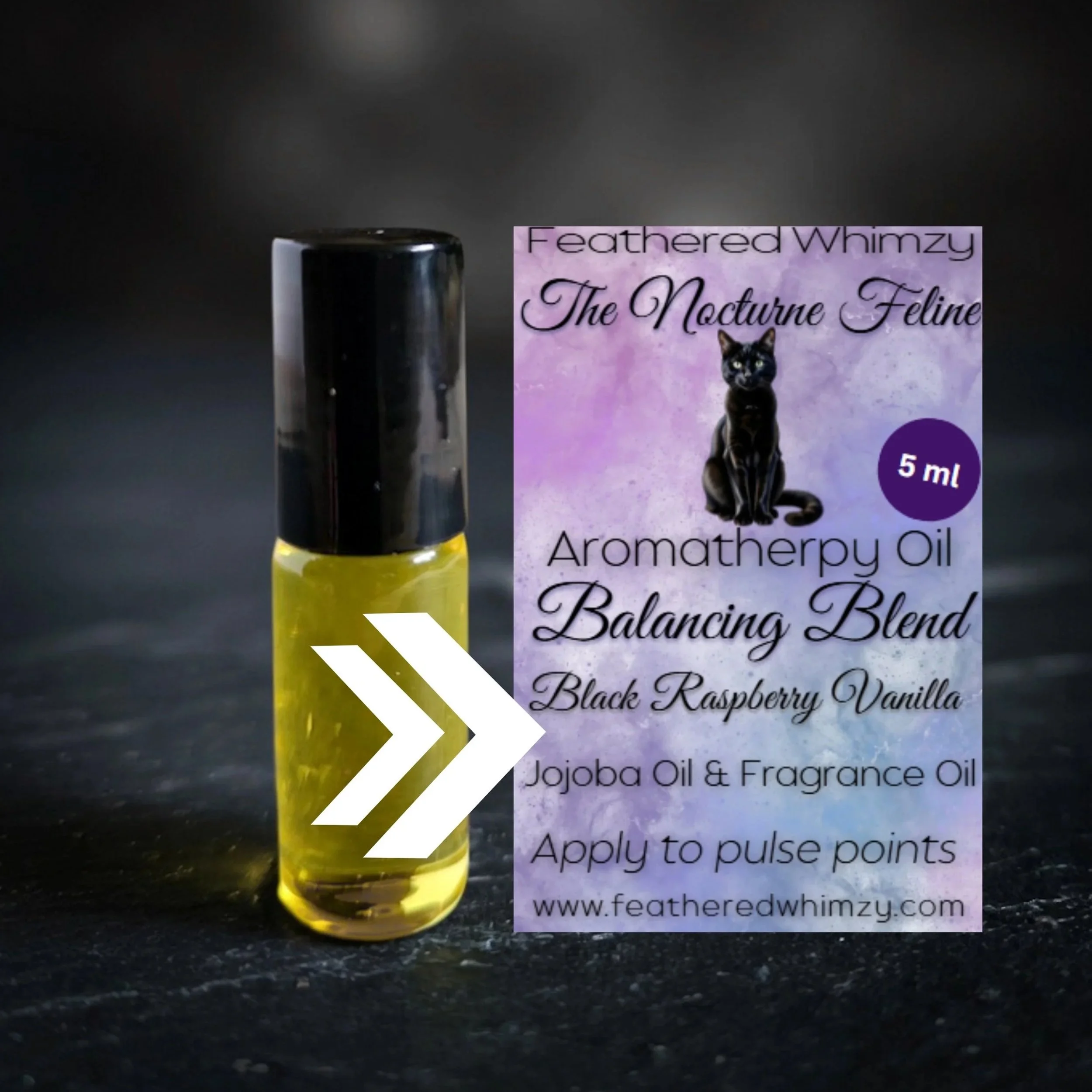 The Nocturne Feline - Black Raspberry Vanilla Aromatherapy Oil (Balancing Blend)
