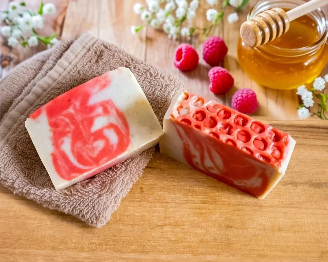 Raspberry Honey Soap Bar