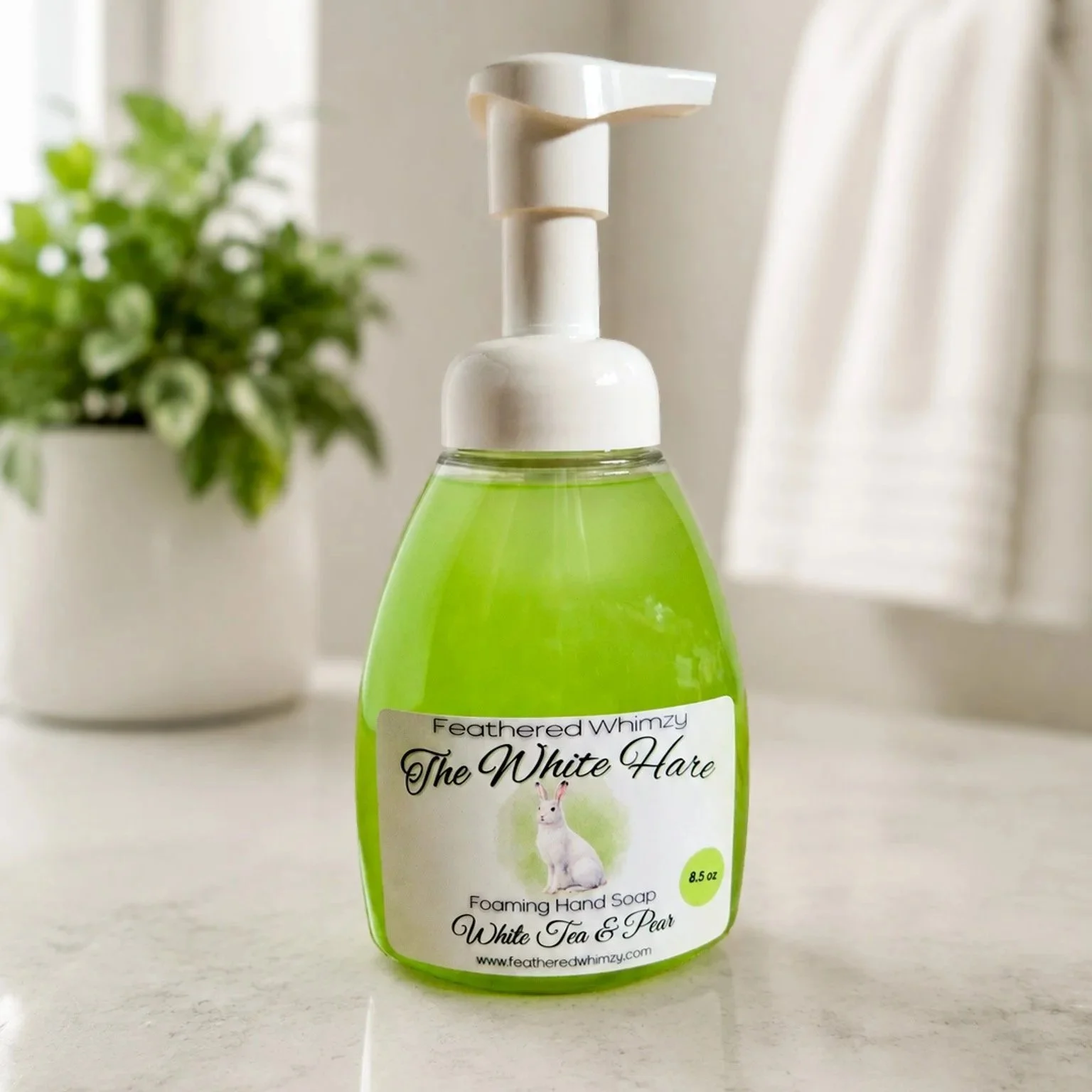 The White Hare - White Tea & Pear Foaming Hand Soap