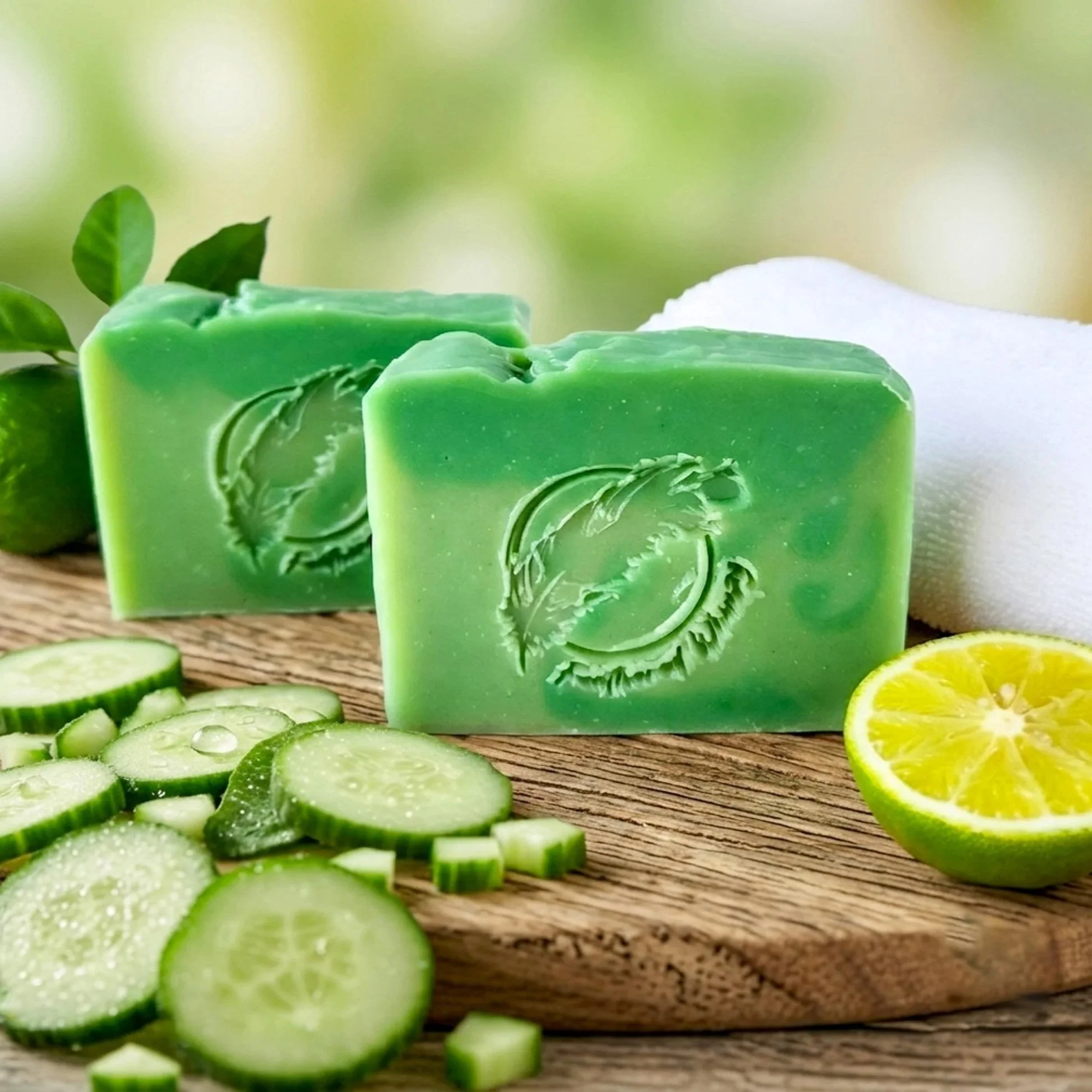 The Green Macaw - Cucumber Lime Soap Bar