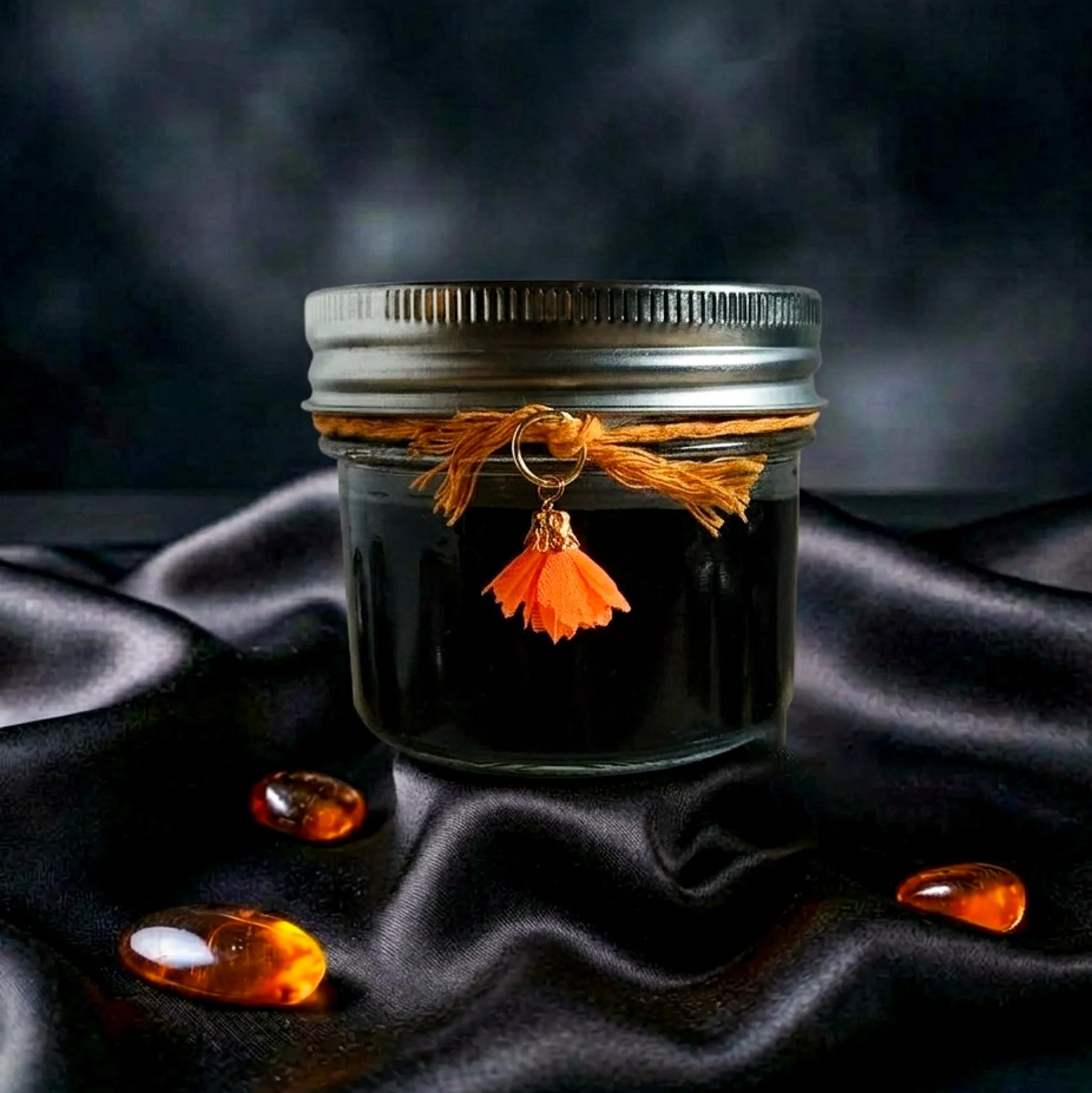 The Midnight Raven  ~ Black Linen & Amber Vodka Gel Air Freshener