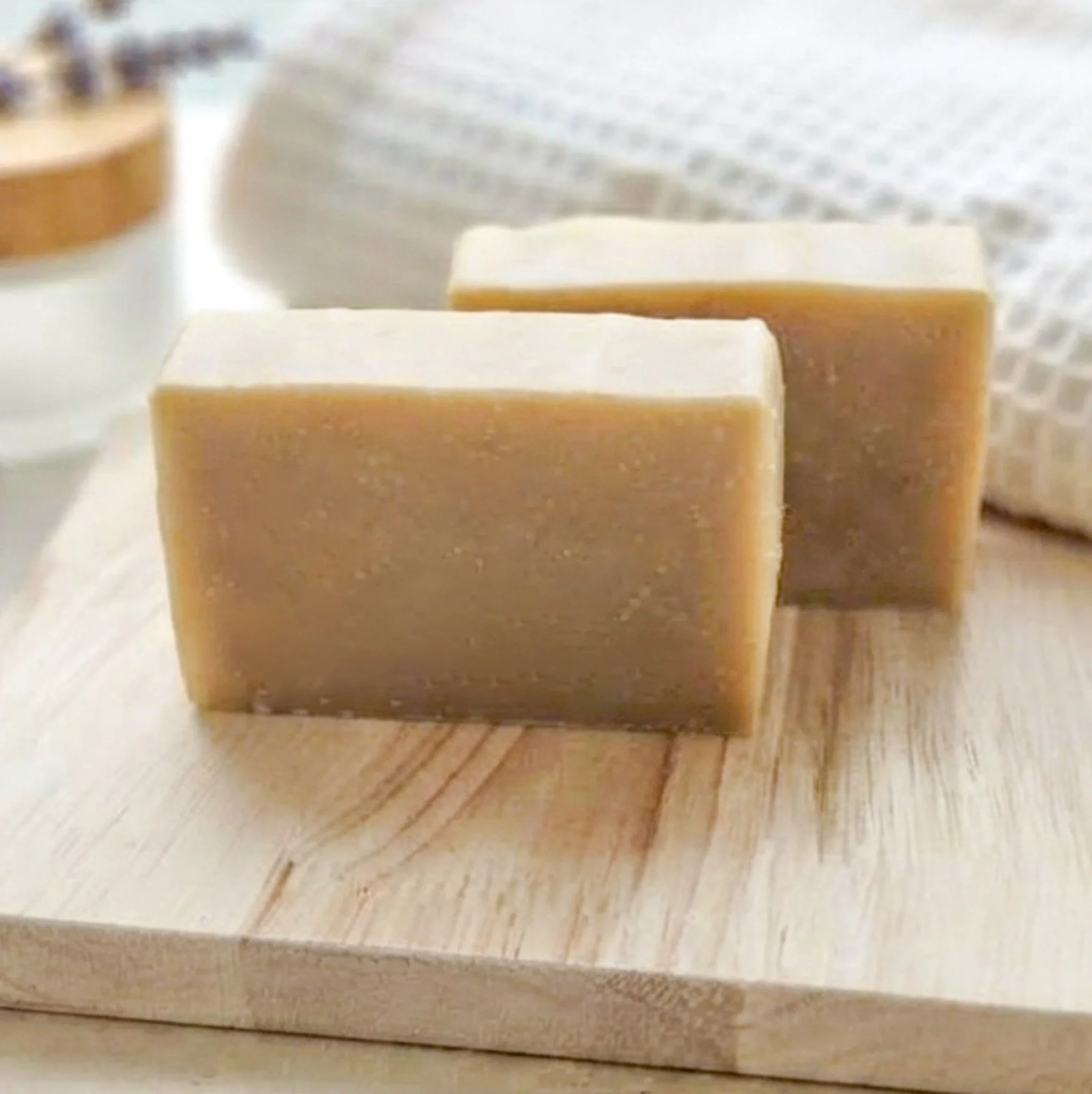 The Bare Goat & Tallow Soap Bar | Unscented • No Added Color