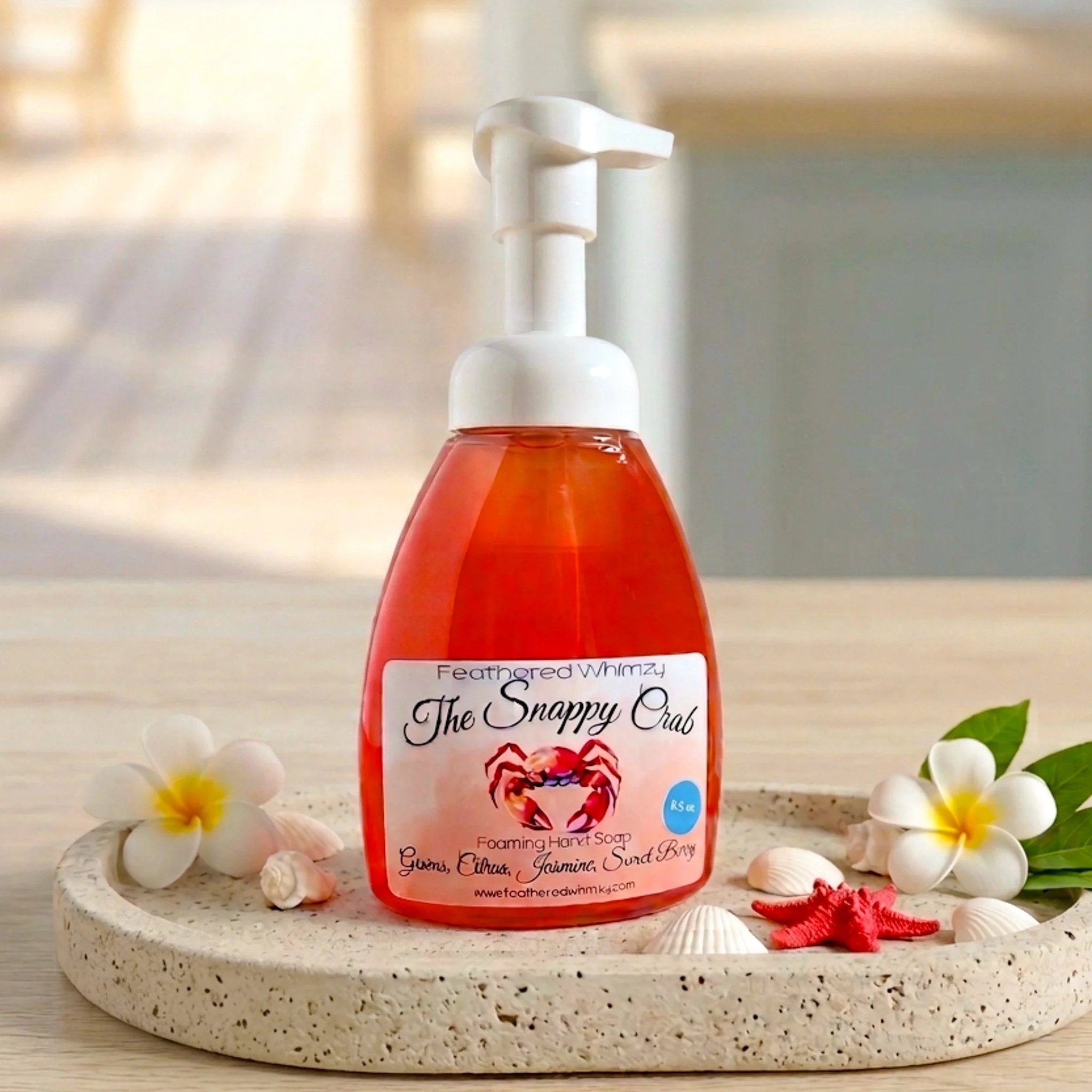 The Snappy Crab ~ Greens, Citrus, Jasmine & Sweet Berry Foaming Hand Soap
