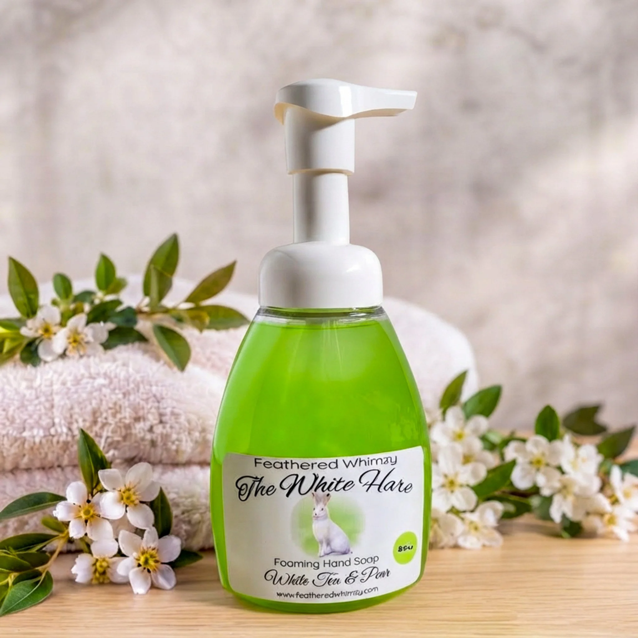 The White Hare - White Tea & Pear Foaming Hand Soap