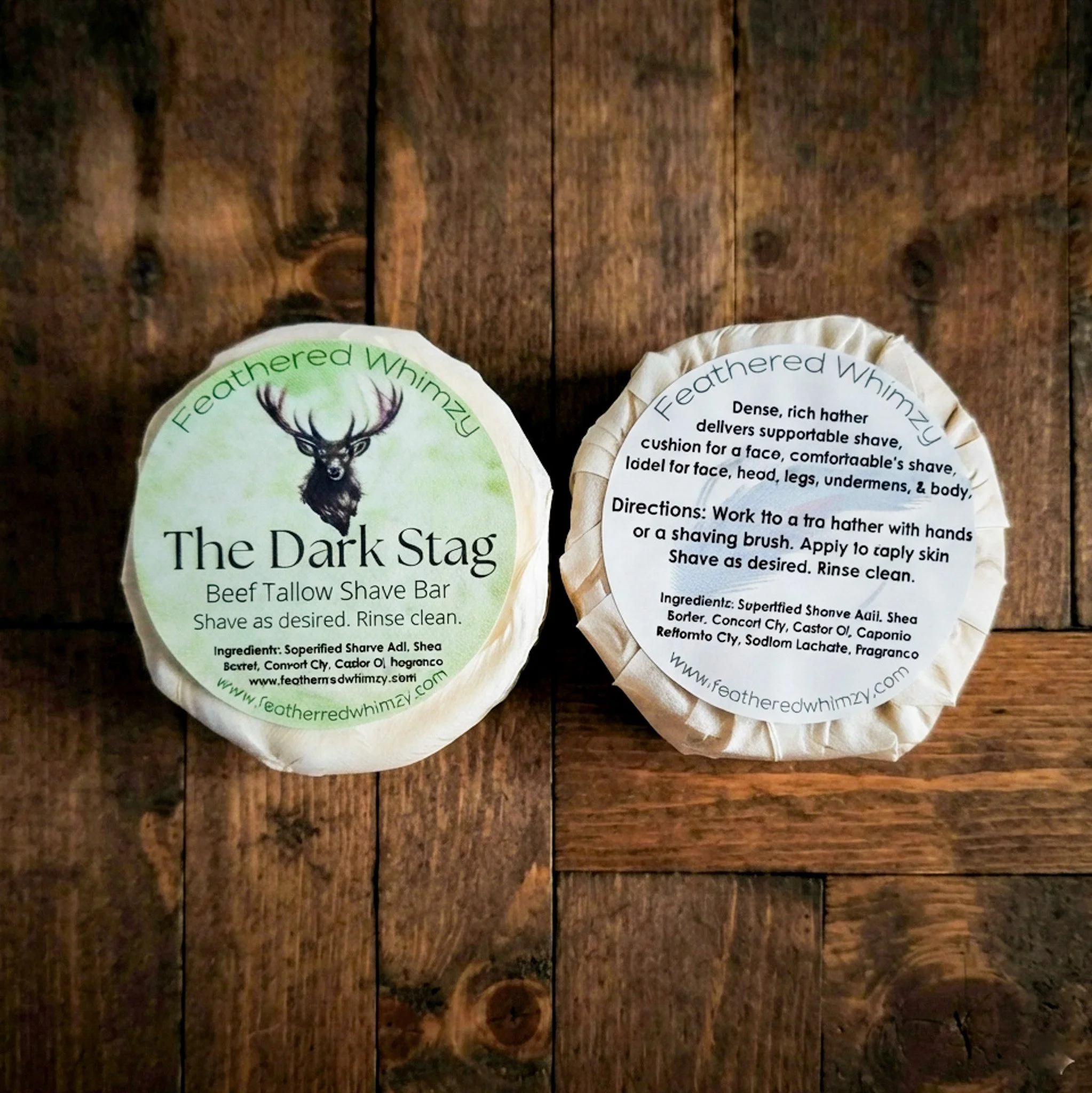 The Dark Stag Teakwood Mahogany Shave Bar