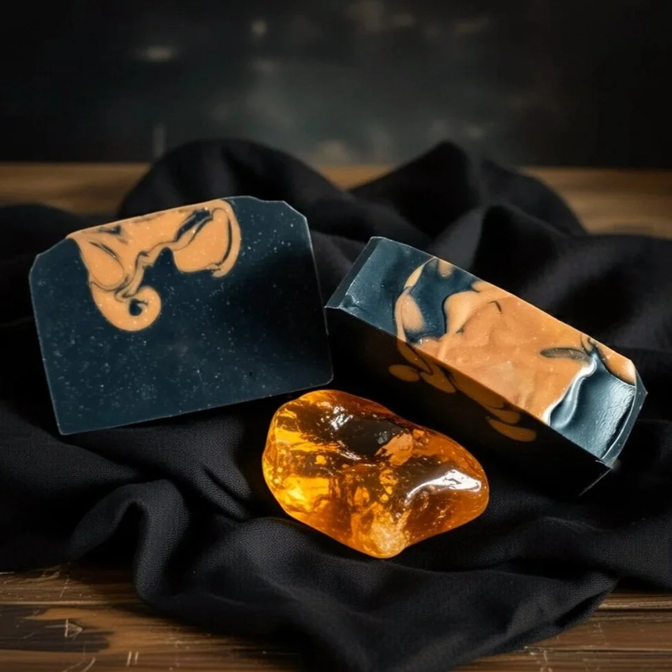 Black Linen & Amber Soap Bar