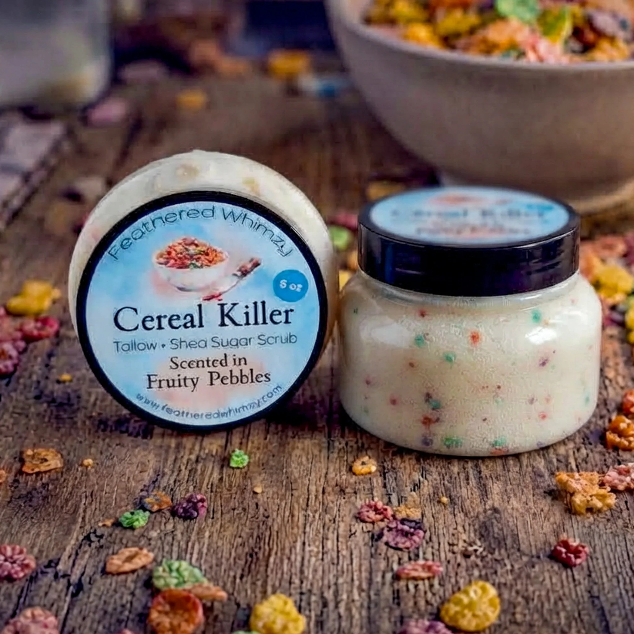 Cereal Killer ~ Fruity Pebbles Tallow + Shea Sugar Scrub