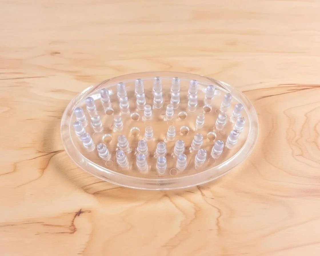 Clear Plastic Polymer ~ Soap Dish