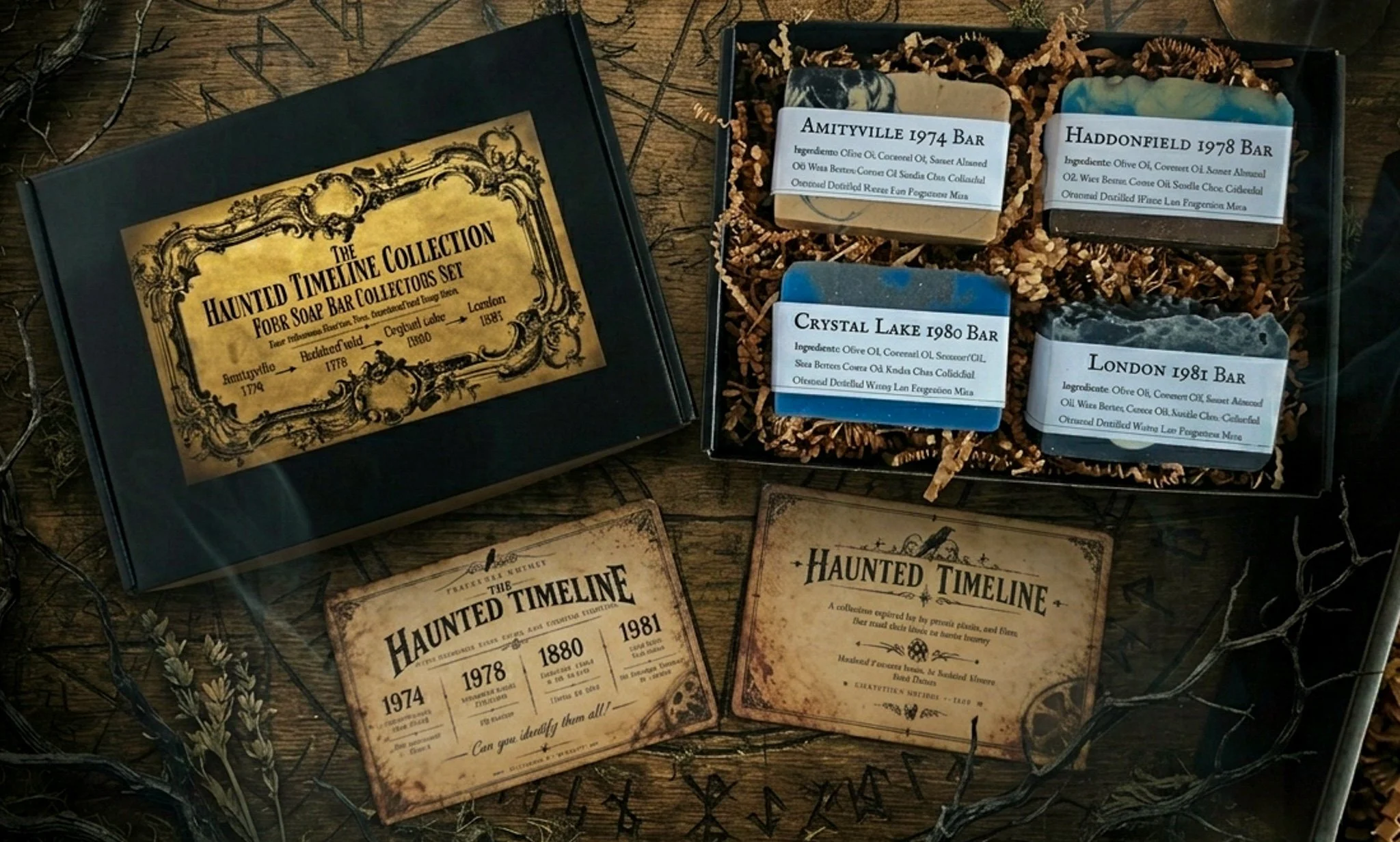 The Haunted Timeline Collection | Four Soap Bar Collector Set