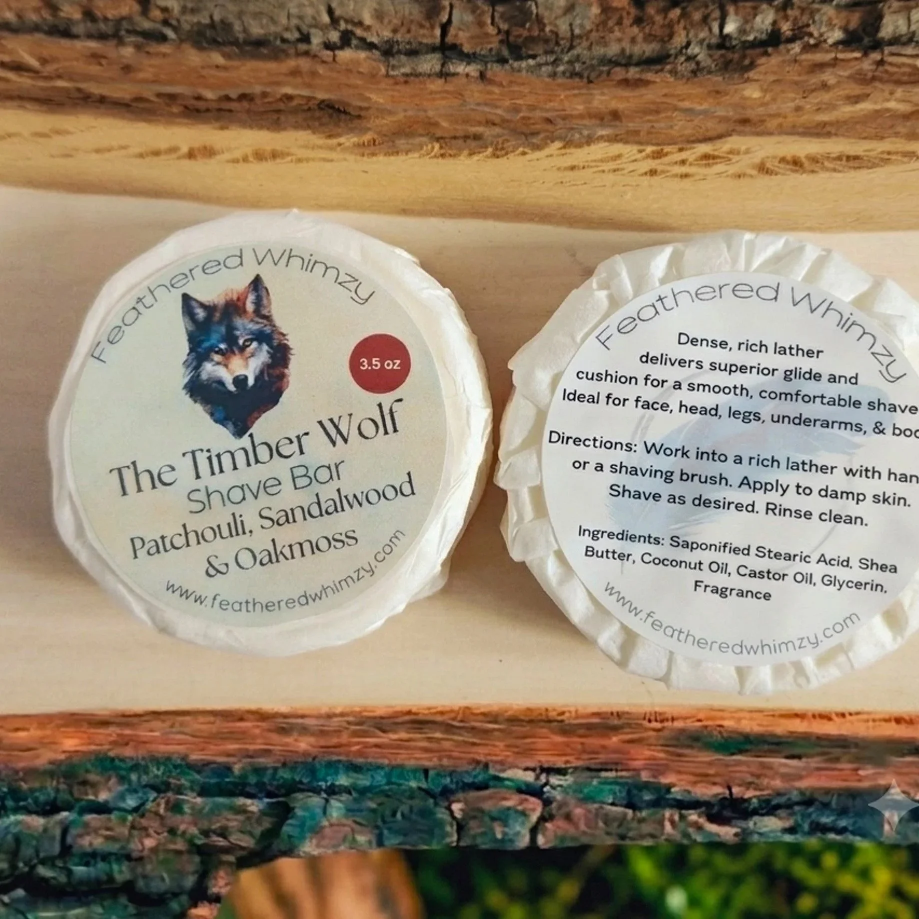 The Timber Wolf  - Patchouli, Sandalwood & Oakmoss Shave Bar
