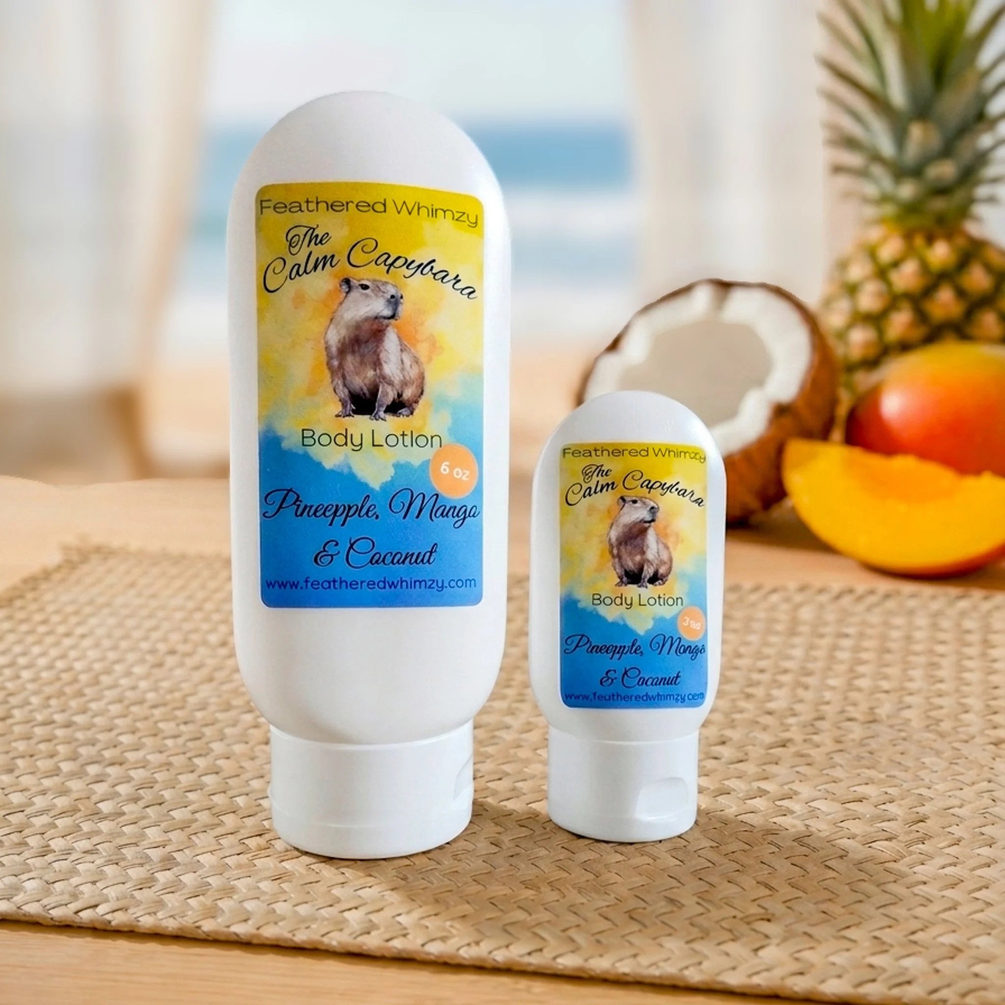 The Calm Capybara ~ Pineapple, Mango & Coconut Body Lotion