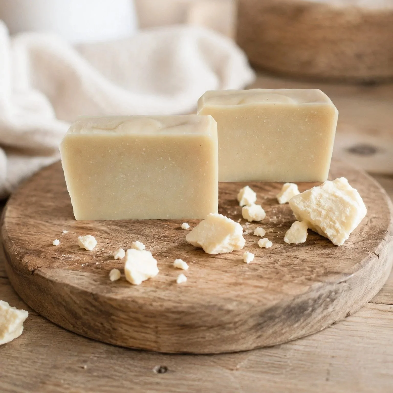 The Silent Lamb - Unscented with Shea Butter Soap Bar