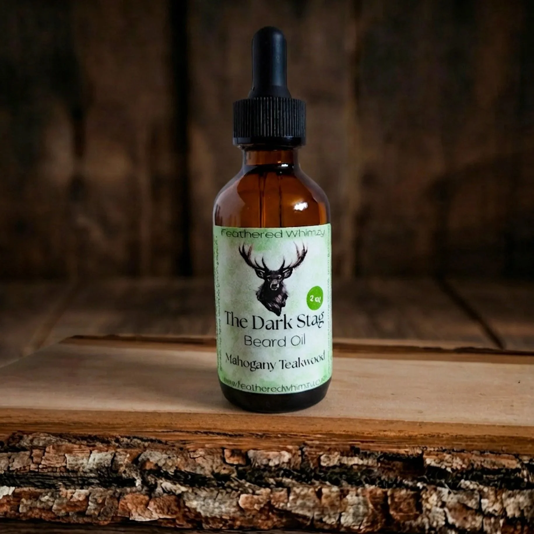 The Dark Stag Mahogany Teakwood Beard Oil