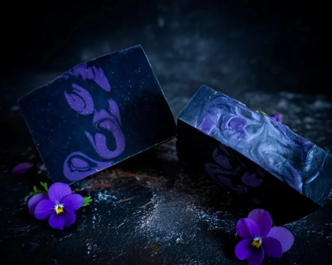 Black Violet Tallow Soap Bar