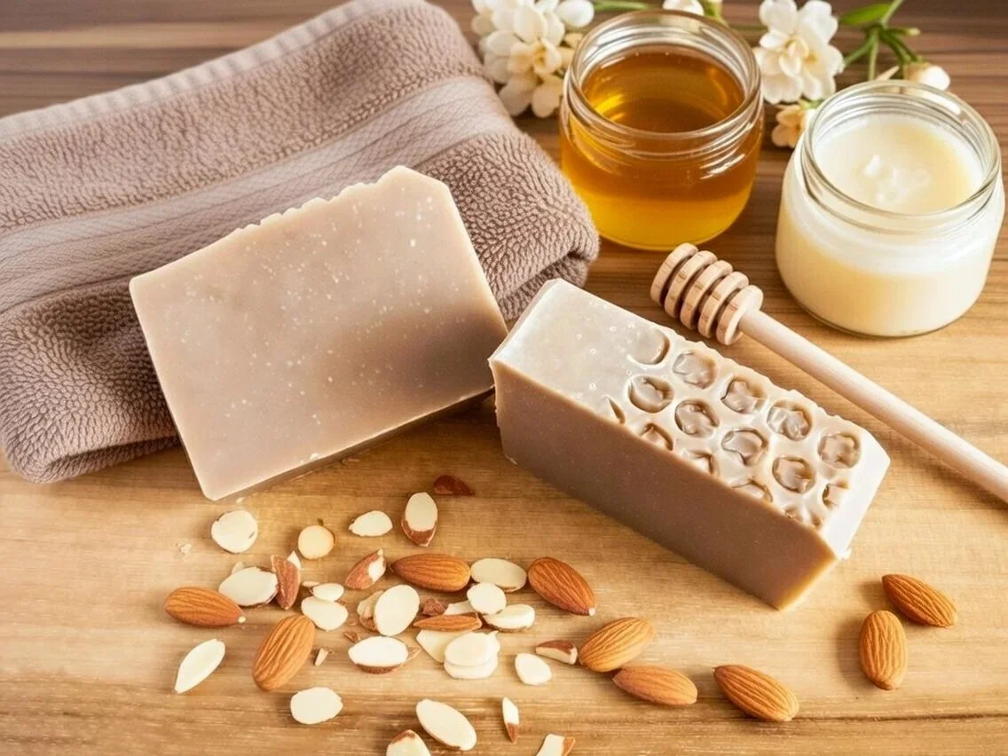 Honey Almond Tallow Soap Bar
