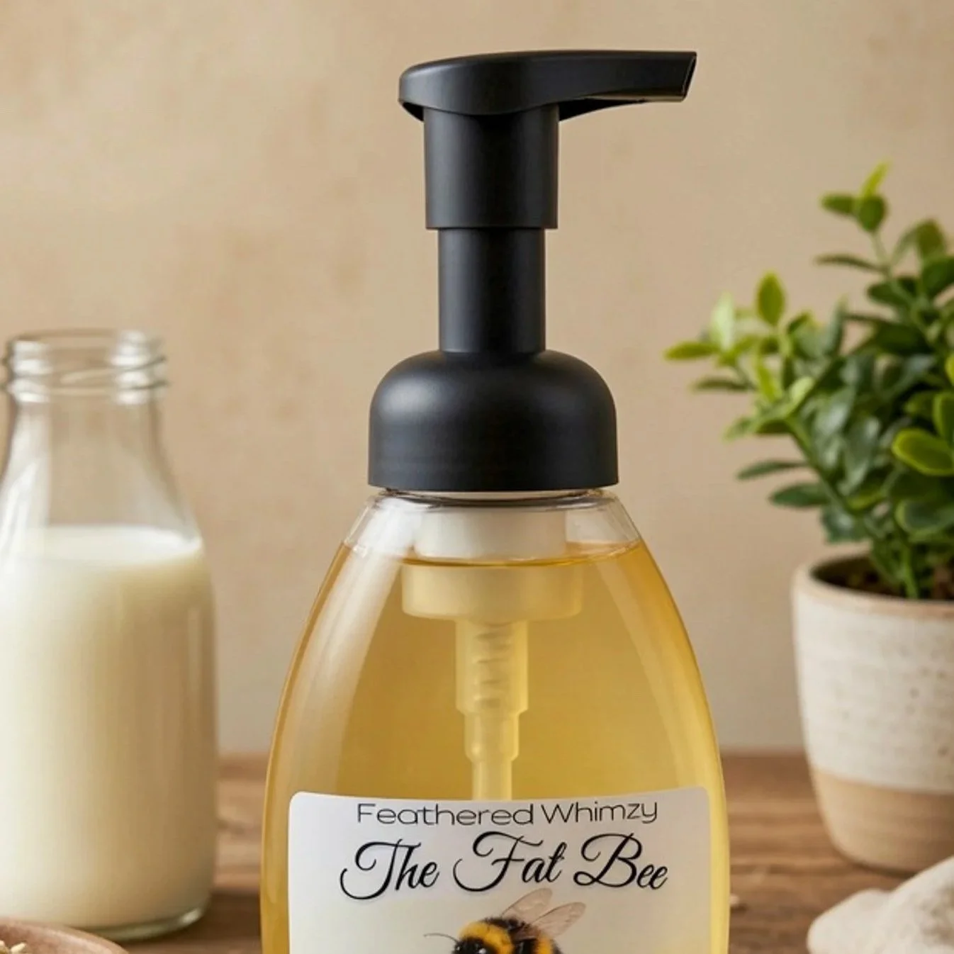The Fat Bee - Oatmeal, Milk & Honey Foaming Hand Soap