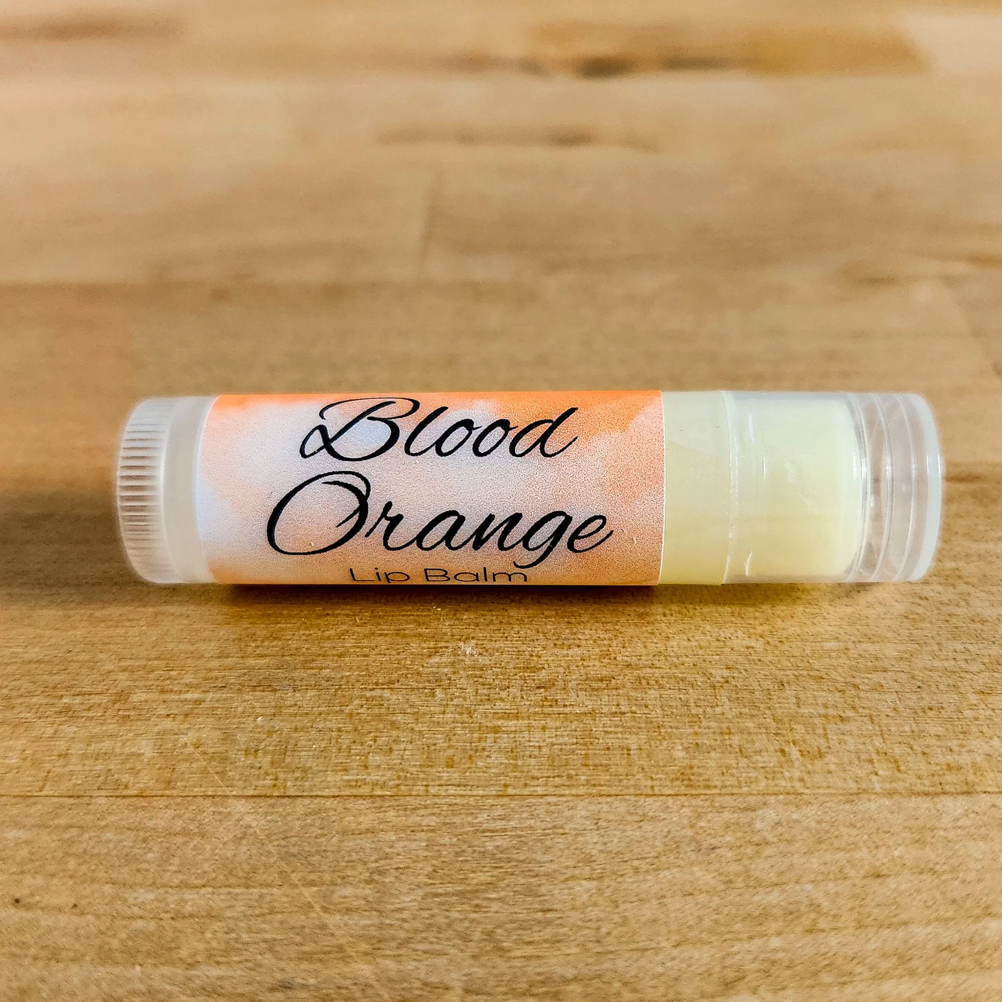 Blood Orange Flavored Lip Balm Tube