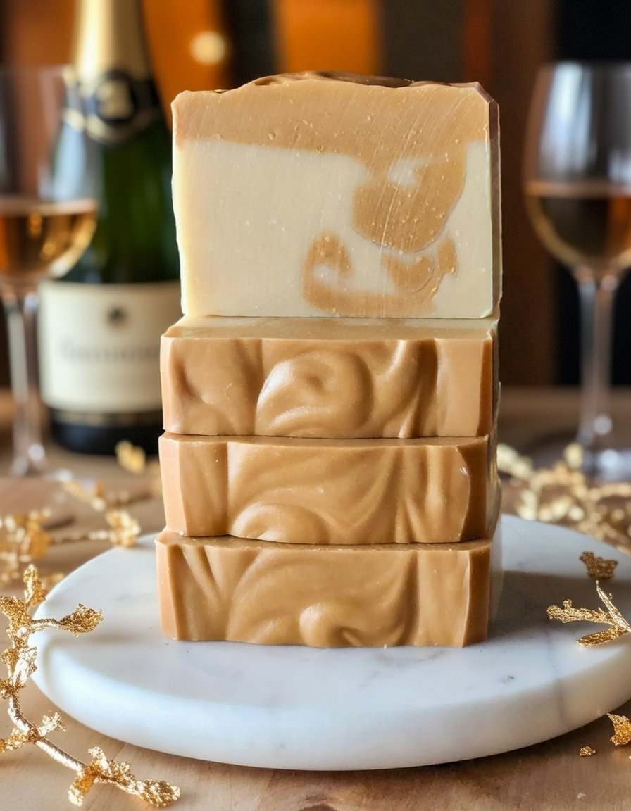Gold Champagne Soap Bar