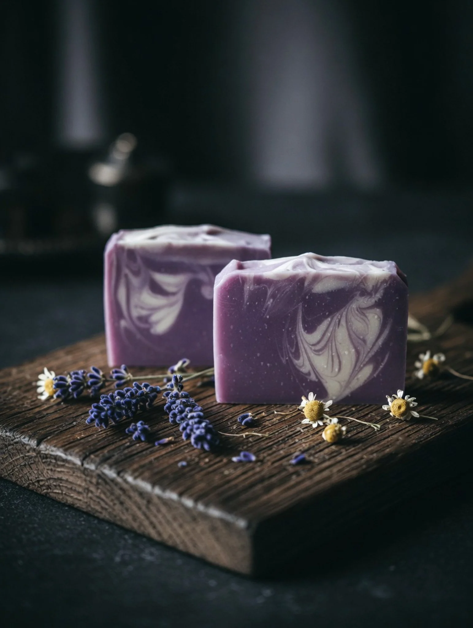 The Twilight Moth - Lavender Chamomile Tallow Soap Bar