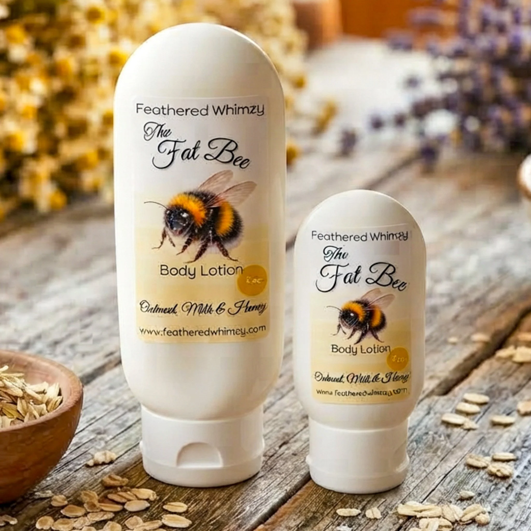 The Fat Bee - Oatmeal, Milk & Honey Body Lotion
