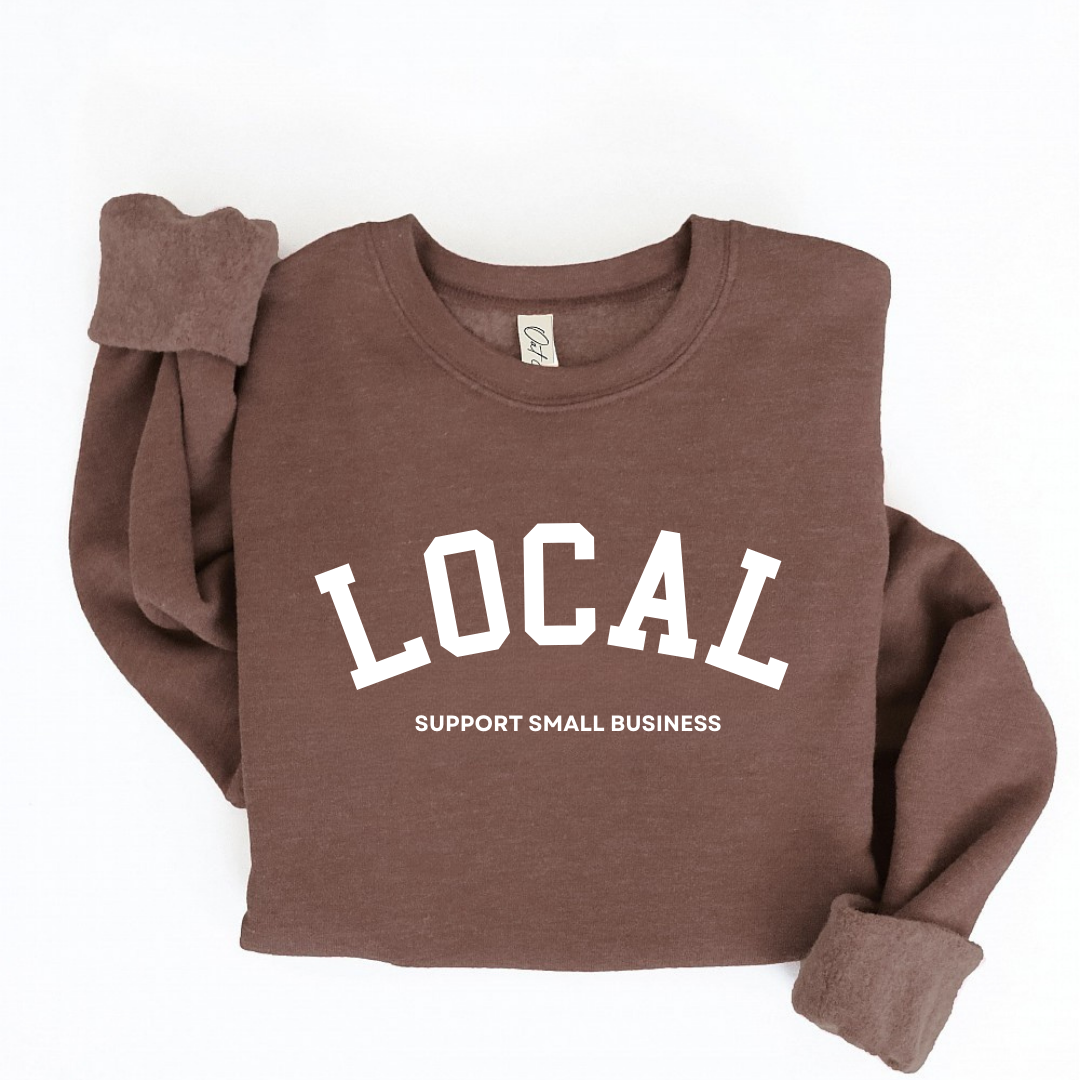 Local Crewneck Chocolate
