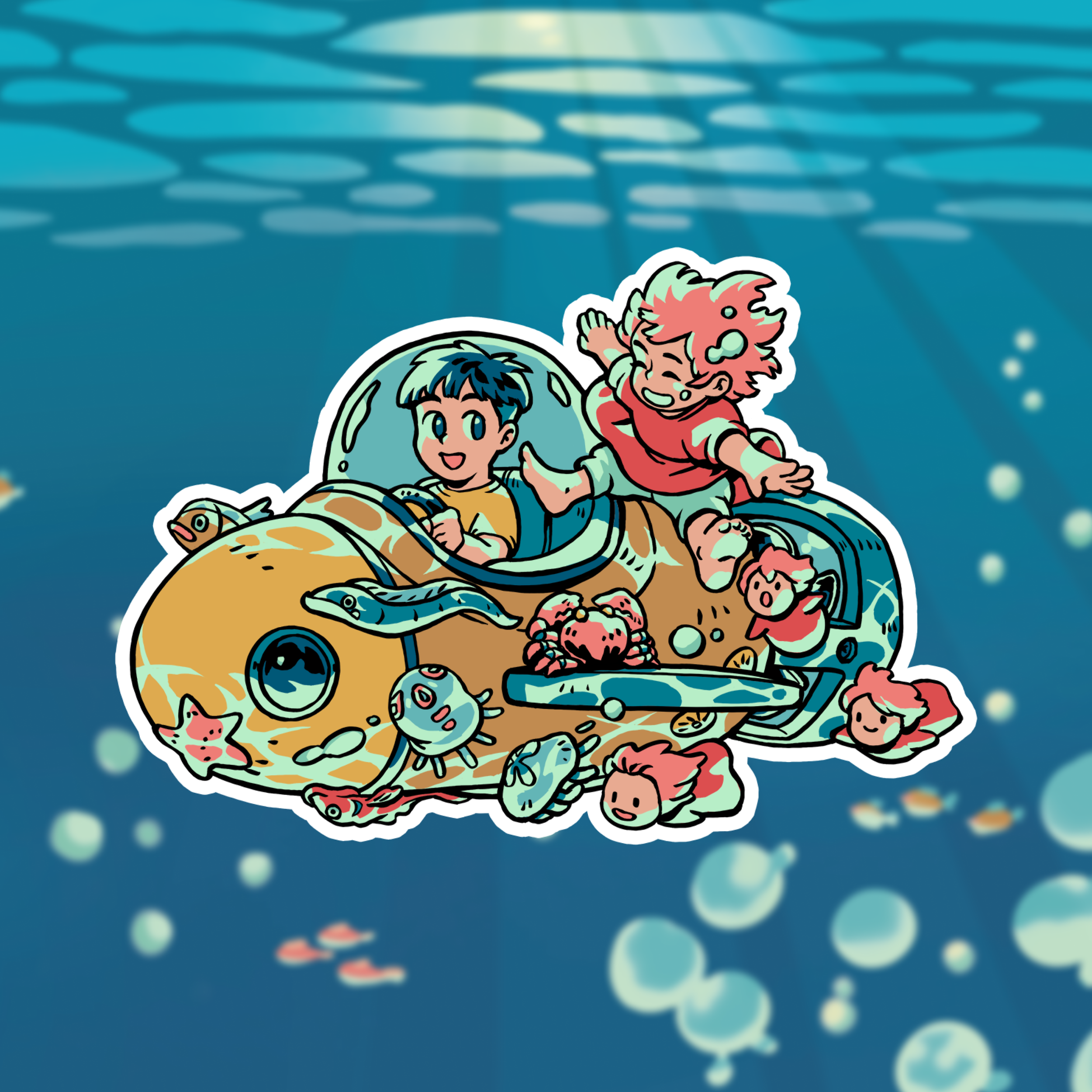 Ponyo Under the Sea
