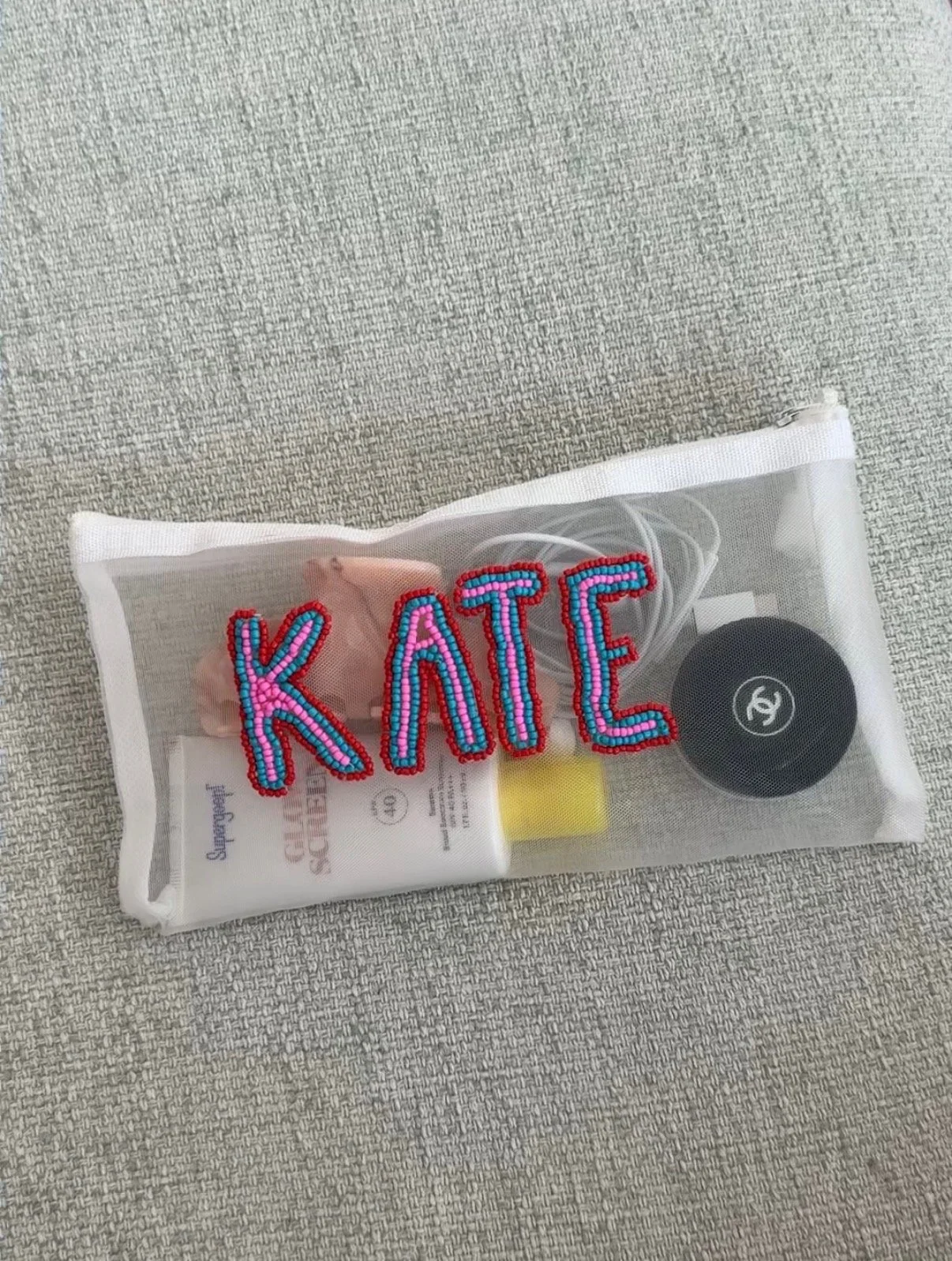 Custom Beaded Pouch