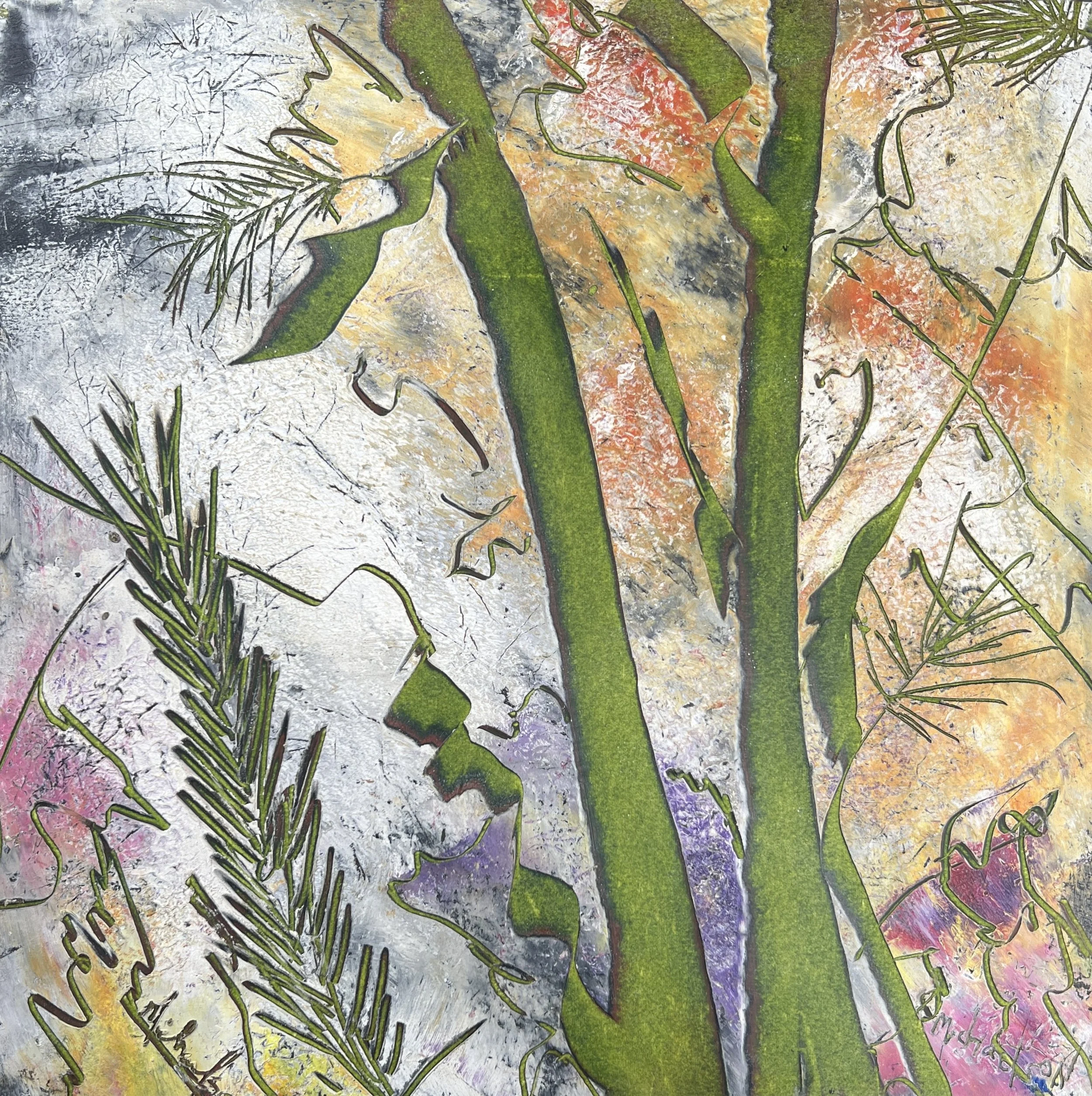 Spring’s Coming. 12” x 12”. $300.