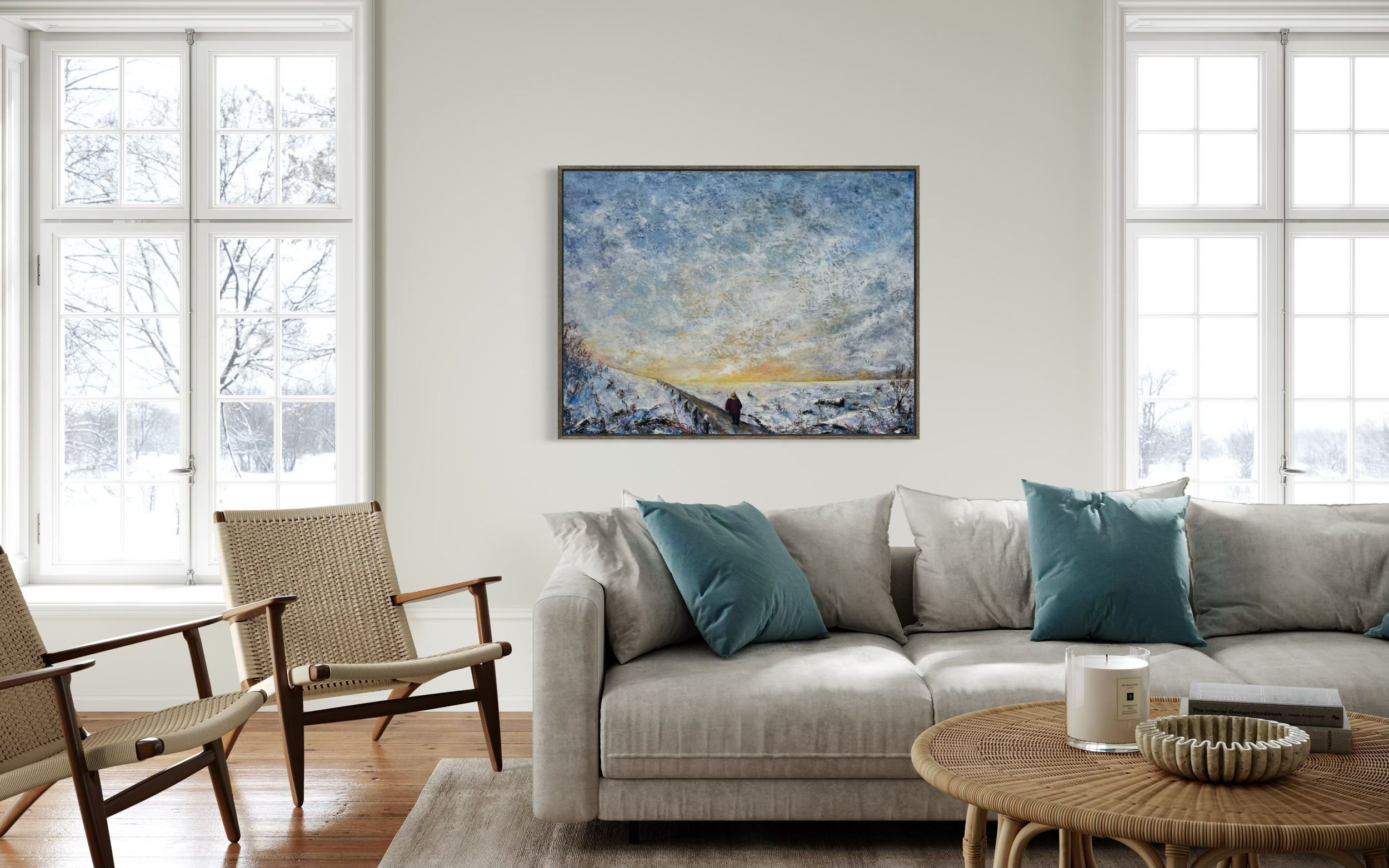 Heading for Home  30" x 36"  $1800  In Situ