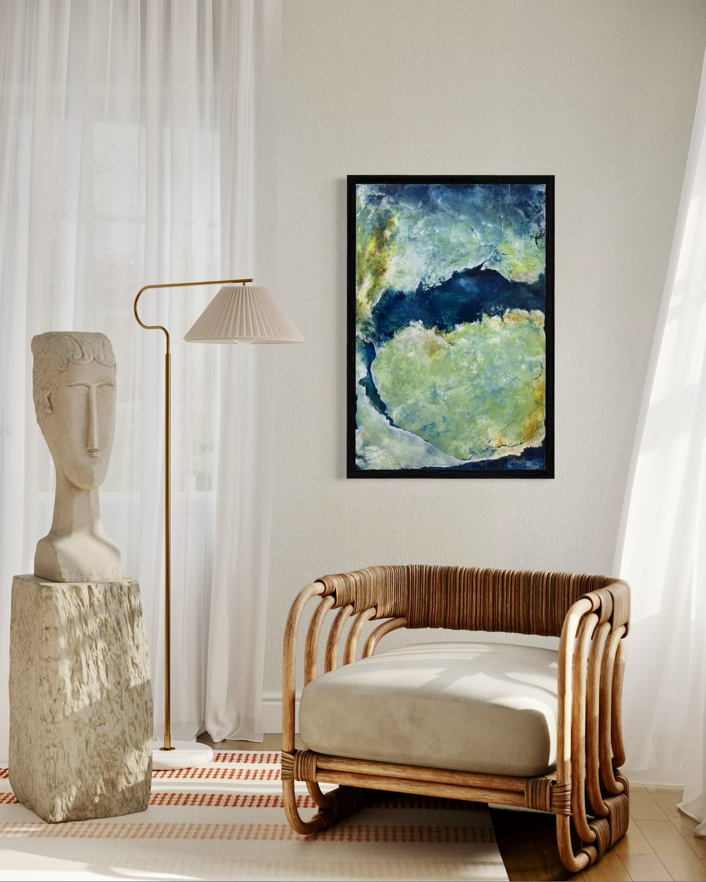 Limitless Flow  24” x 36”  $1450  In Situ