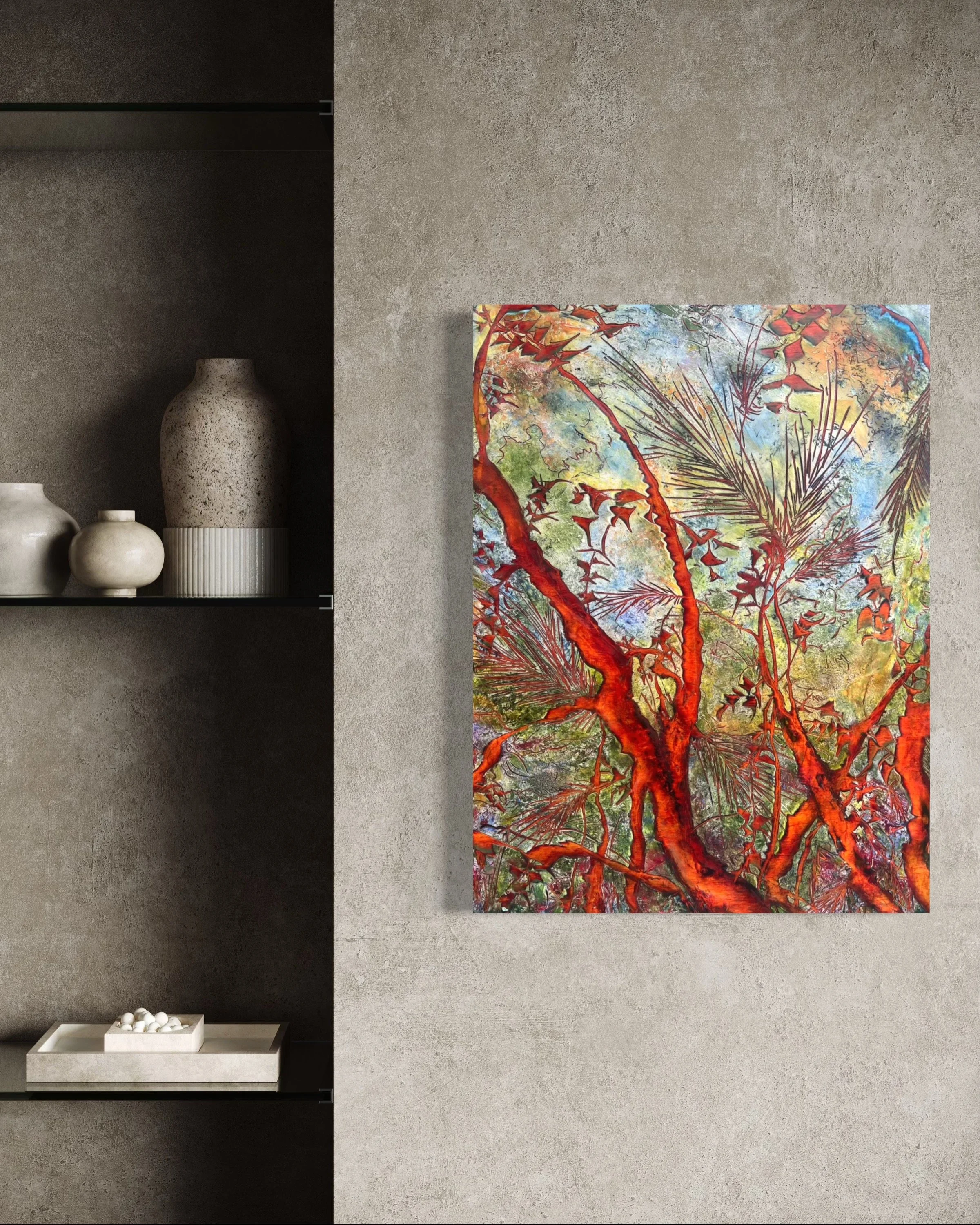 The Wild.  18” x 24”.  $495.  In Situ.