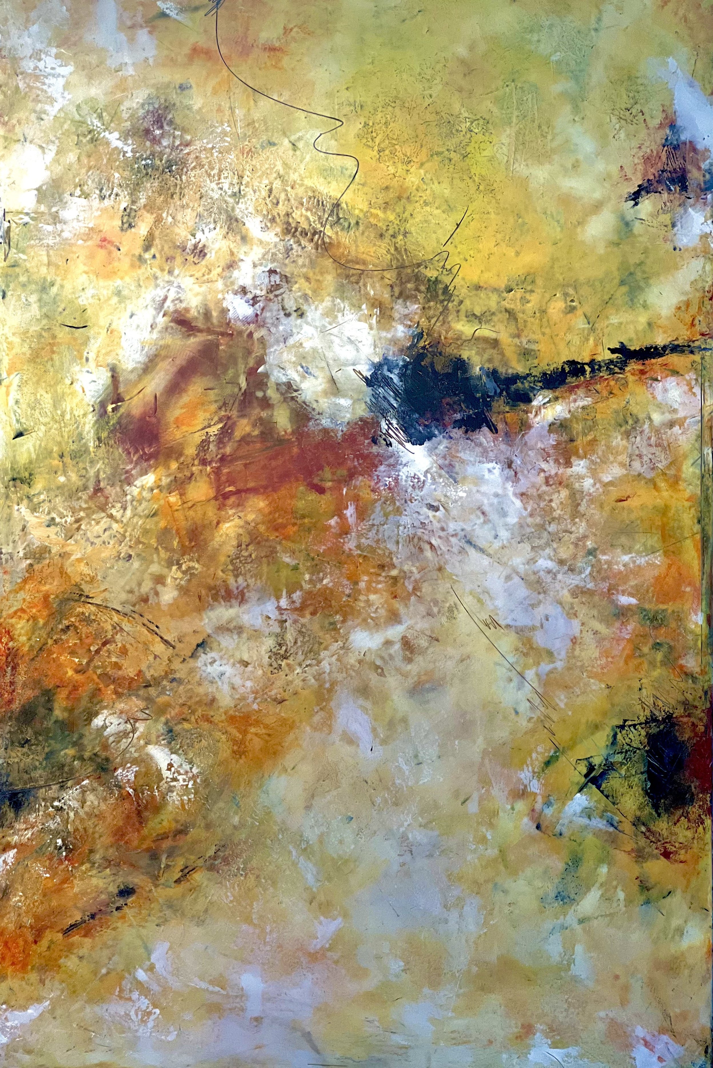 Taking a Deep Breath  24” x 36"