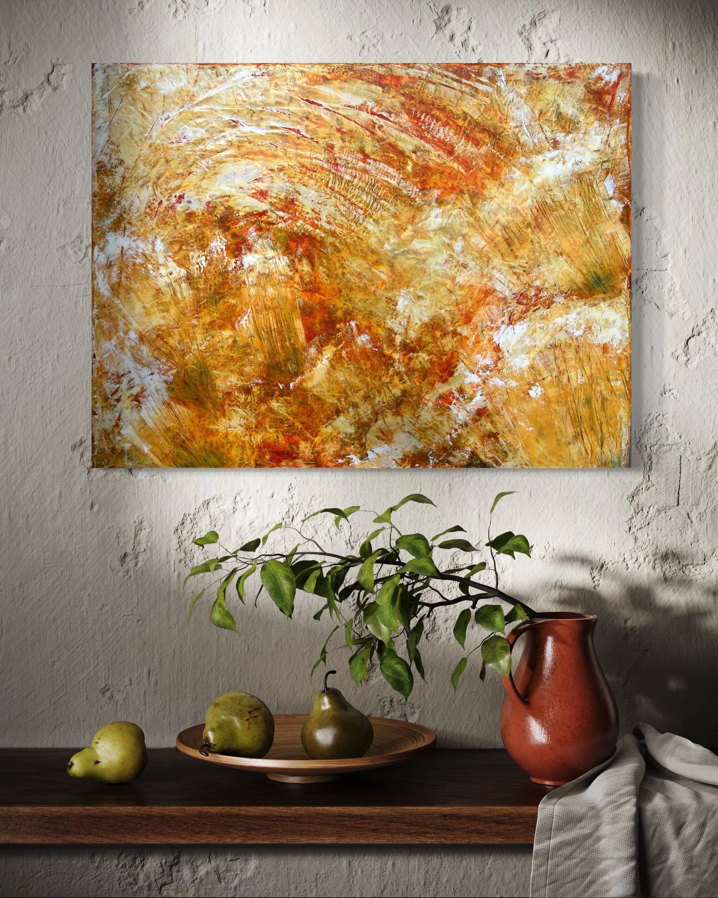 Winter Wheat.  18” x 24”.  $495.  In Situ.