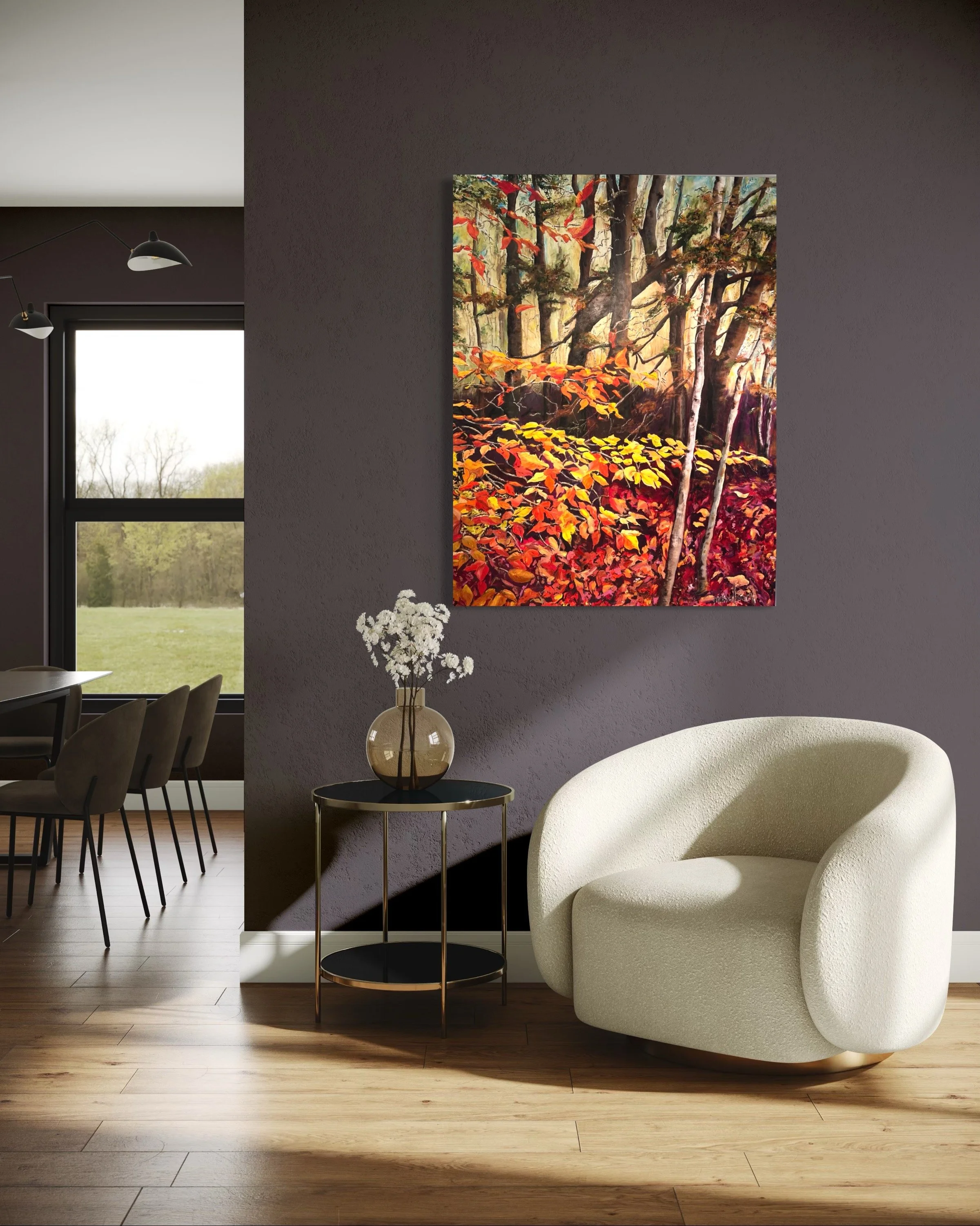 Untitled.  36” x 48”.  In Situ.