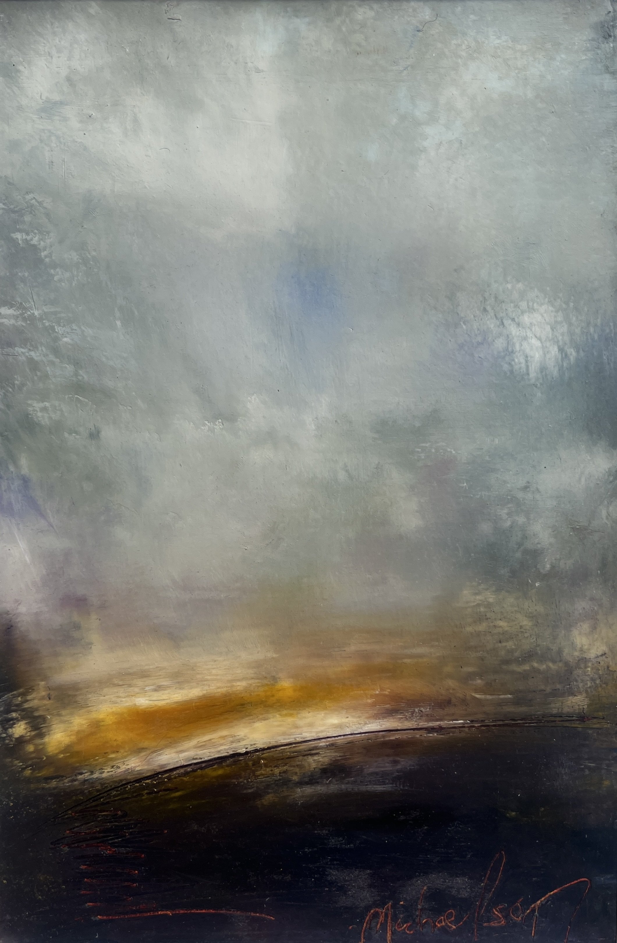 The Edge. 22” x 27”. Framed. $475.