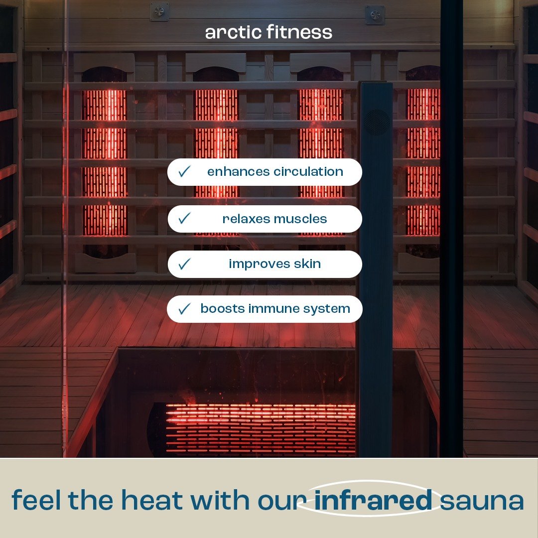 We can't wait to unveil our upcoming Hot Swedish Sauna, but until then, we invite you to look forward to experiencing the rejuvenating benefits of our infrared sauna. 

Be sure to visit Arctic Fitness today and experience it for yourself.

#arcticfit