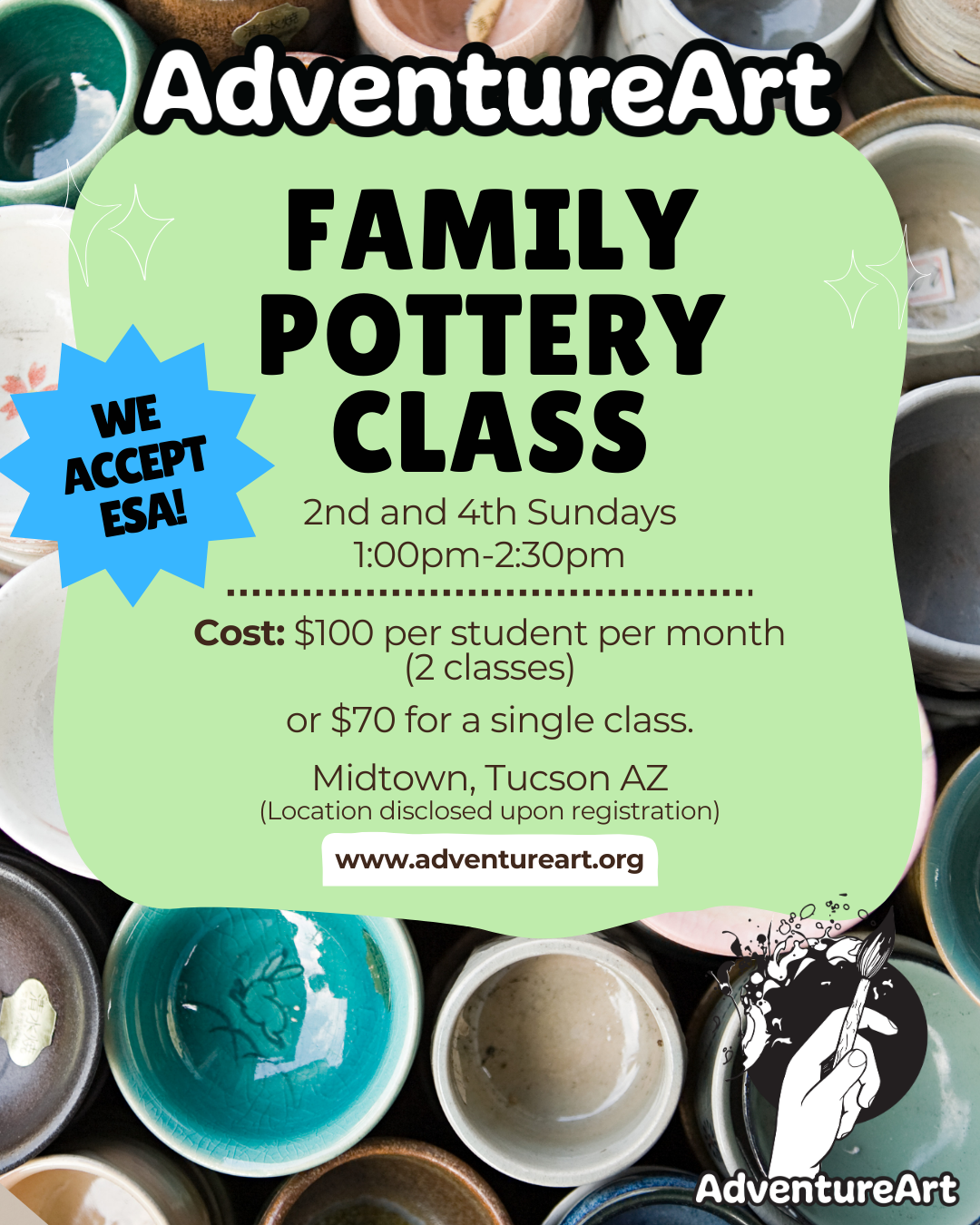 Family Pottery Class