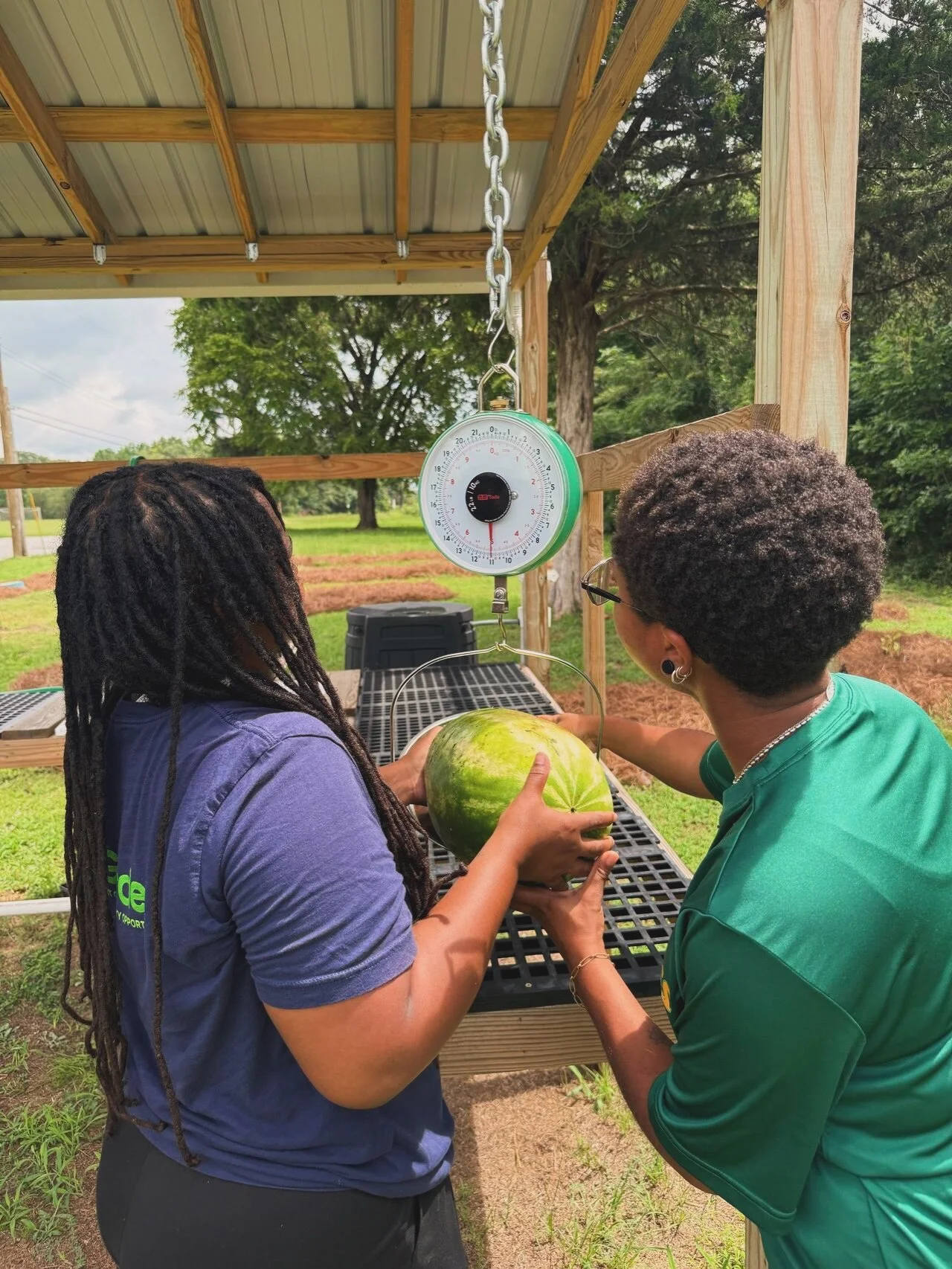 A lot has been happening at the East Tarboro ECO Garden this summer, and we wanted to share a few updates with you! The FFORC team stopped by earlier this month to see what we&rsquo;ve been working on!

Our washing station is up and running, giving u