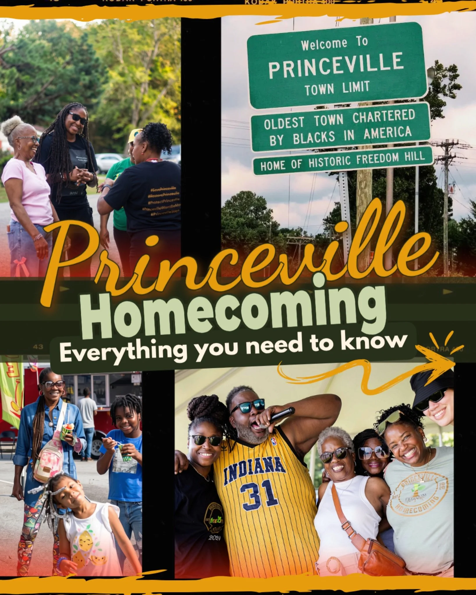 We can&rsquo;t wait to celebrate with y&rsquo;all this Saturday! Here are some answers to a few frequently asked questions, so swipe through. If you have any more, drop them in the comments below or send us a DM 🤎
#PrincevilleHomecoming