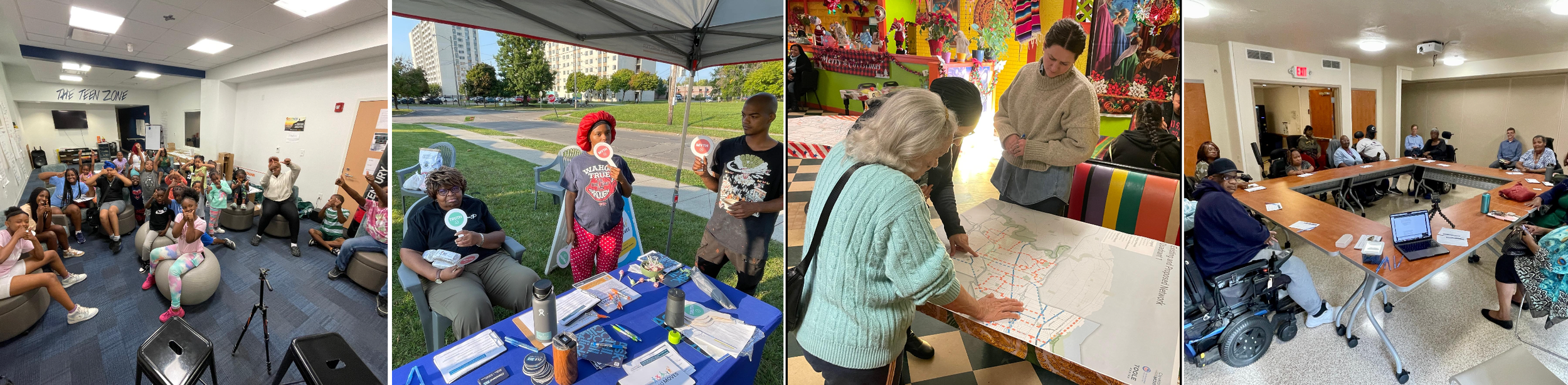 Cleveland residents work together at community meetings and events