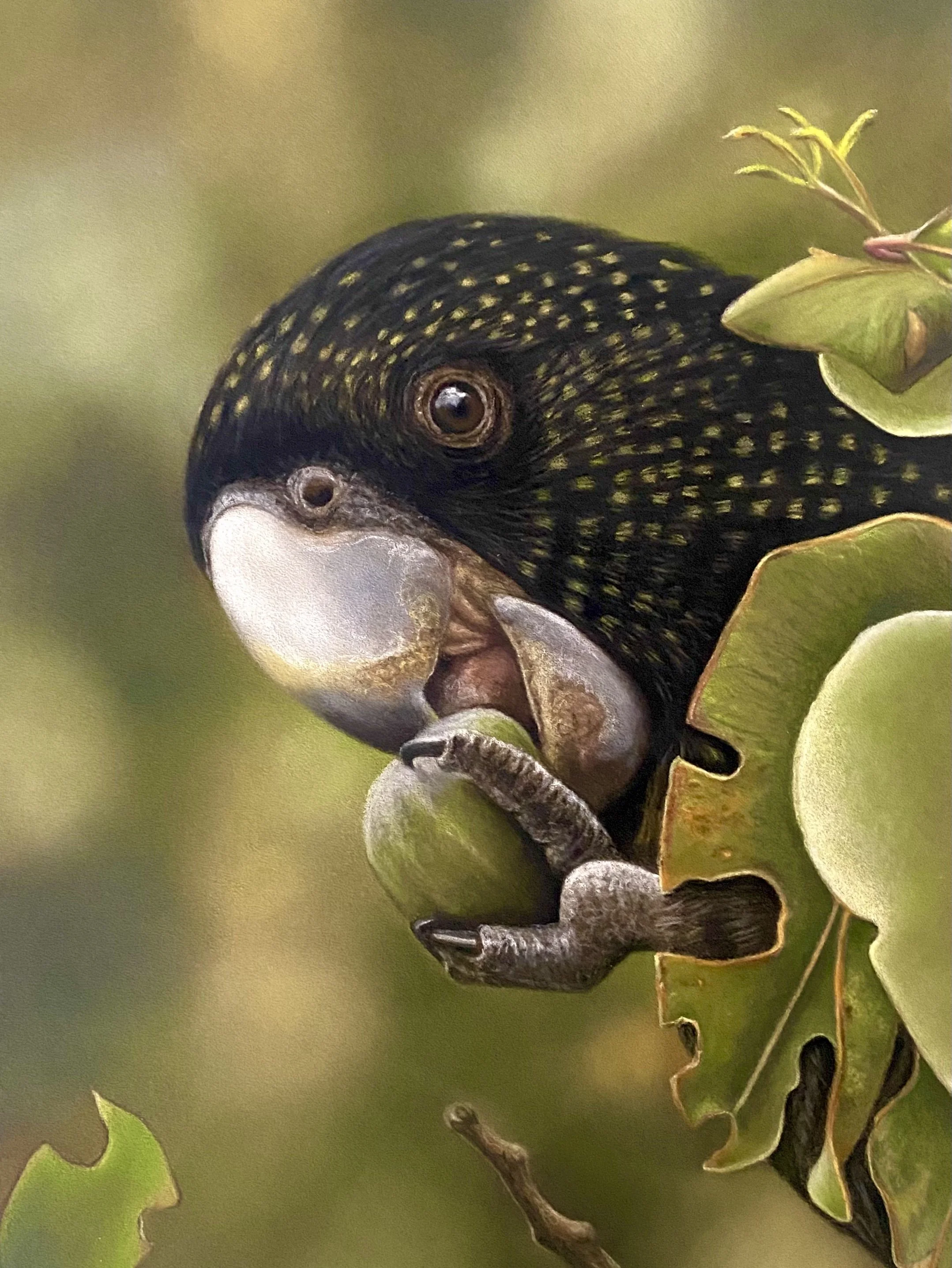 A Quiet Lunch - Pastel Drawing (NEW)