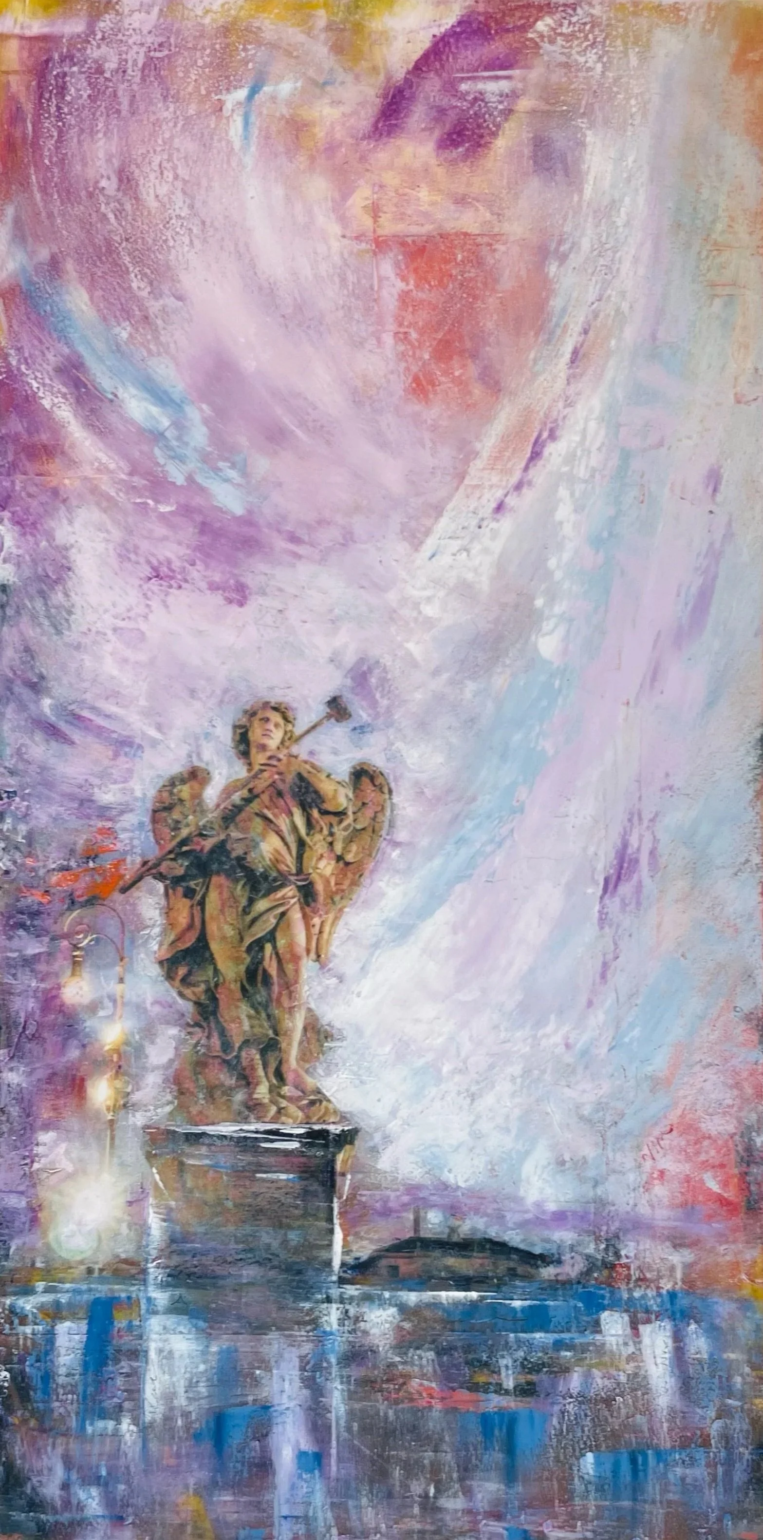 SOLD
Madison Art Guild Gallery, Georgia
Arma Christi (uno)
10 x 20 Oil + Cold Wax 