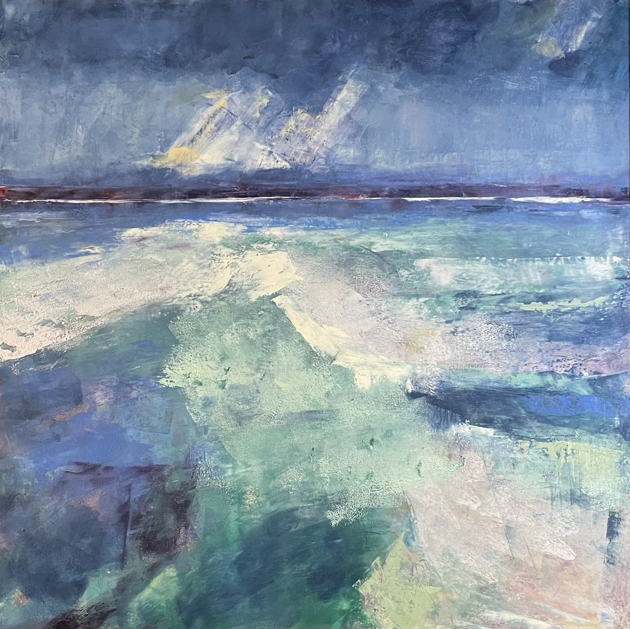 West Beach Low Tide
20 X 20 Oil + Cold Wax
Available at Whidbey Island Atelier