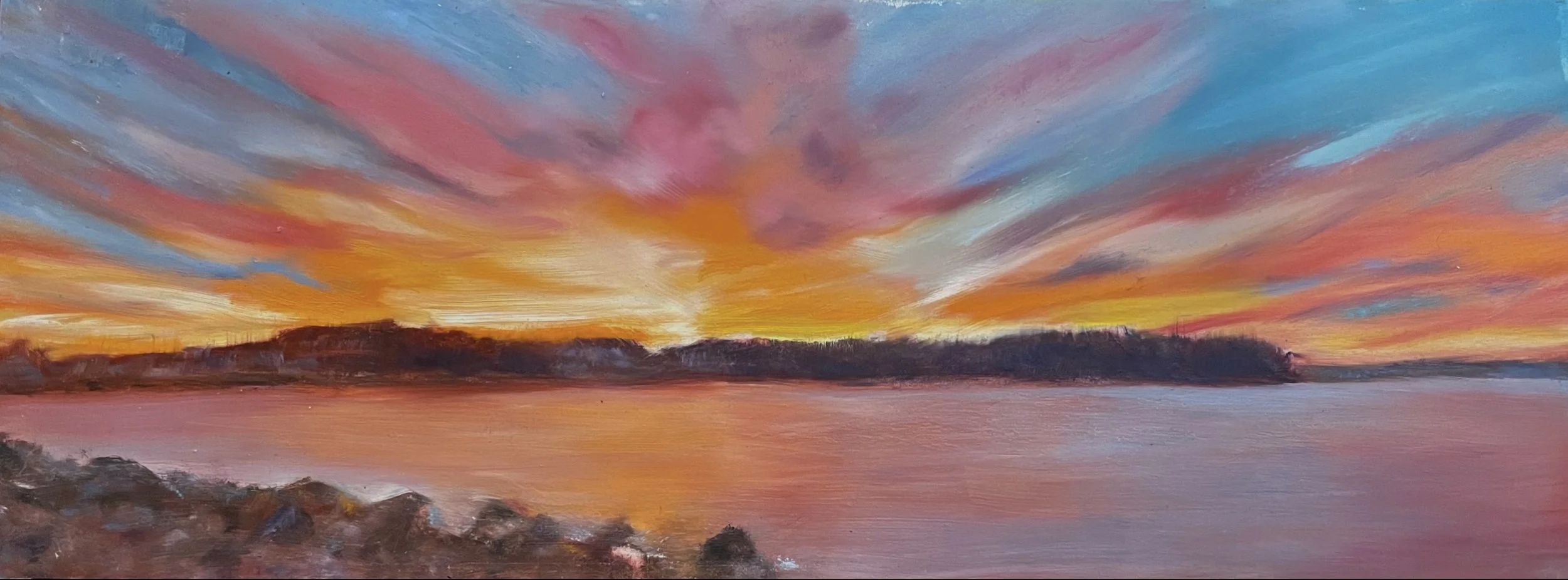 Dugualla Bay Sunset
Oil Study
