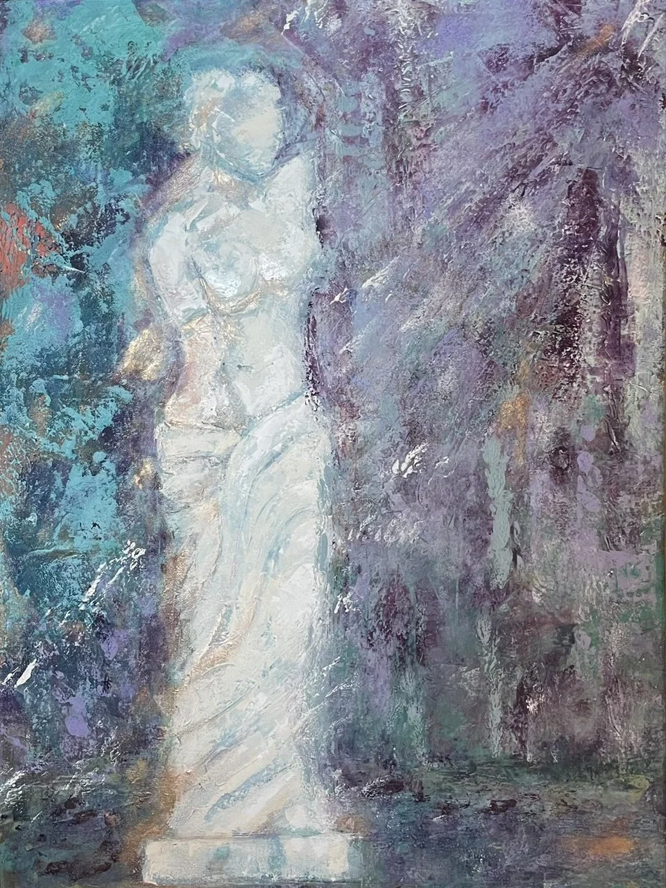 Hidden Goddess
18 x 24 Oil + Cold Wax
SOLD