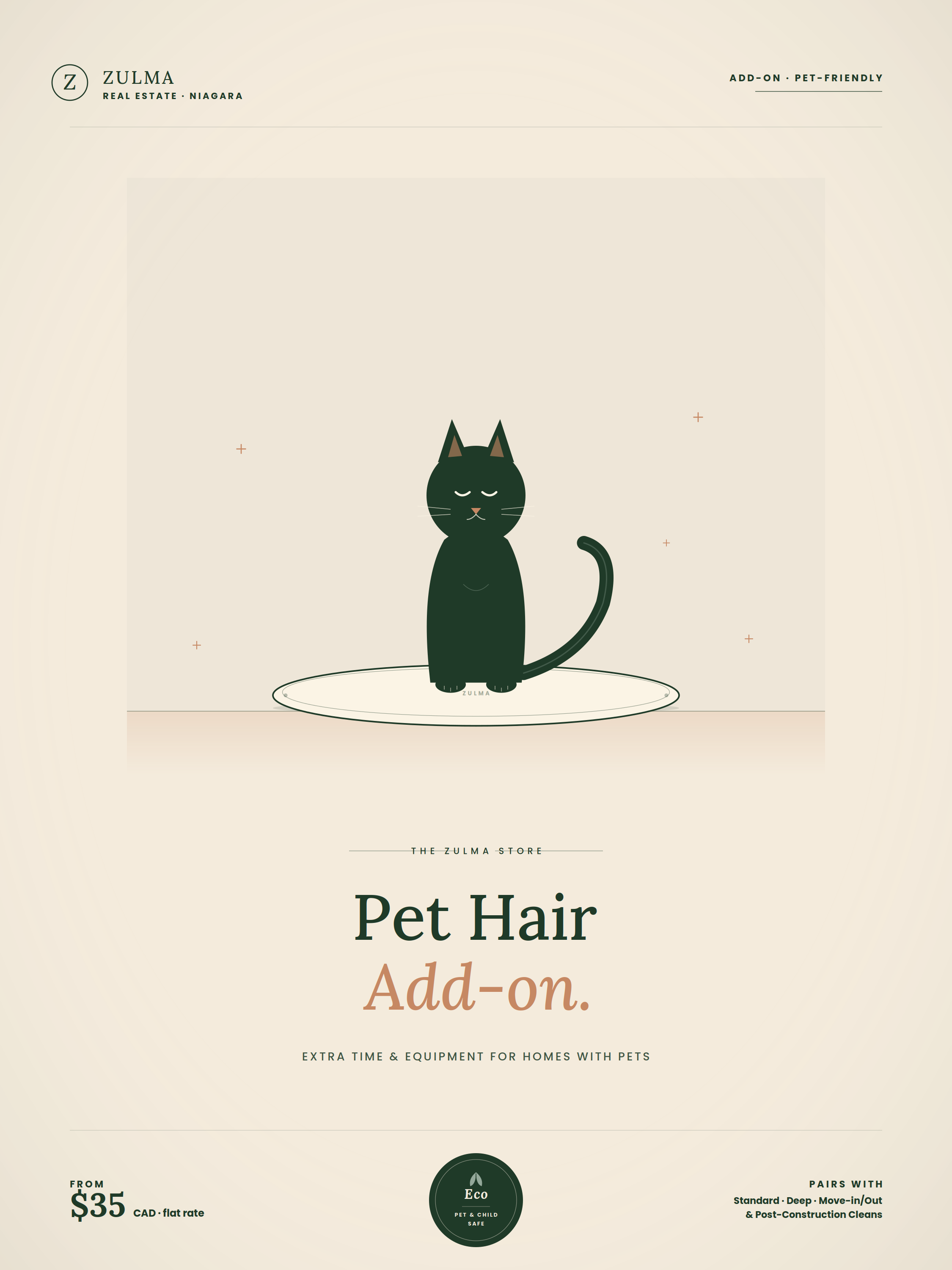 Add-on: Pet Hair Surcharge