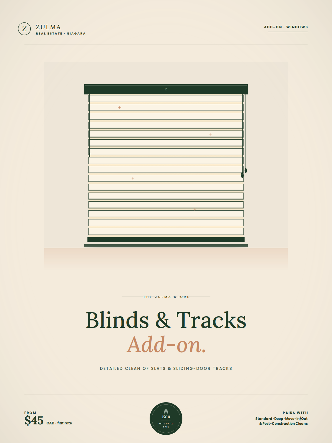 Add-on: Blind/Window Track Detail