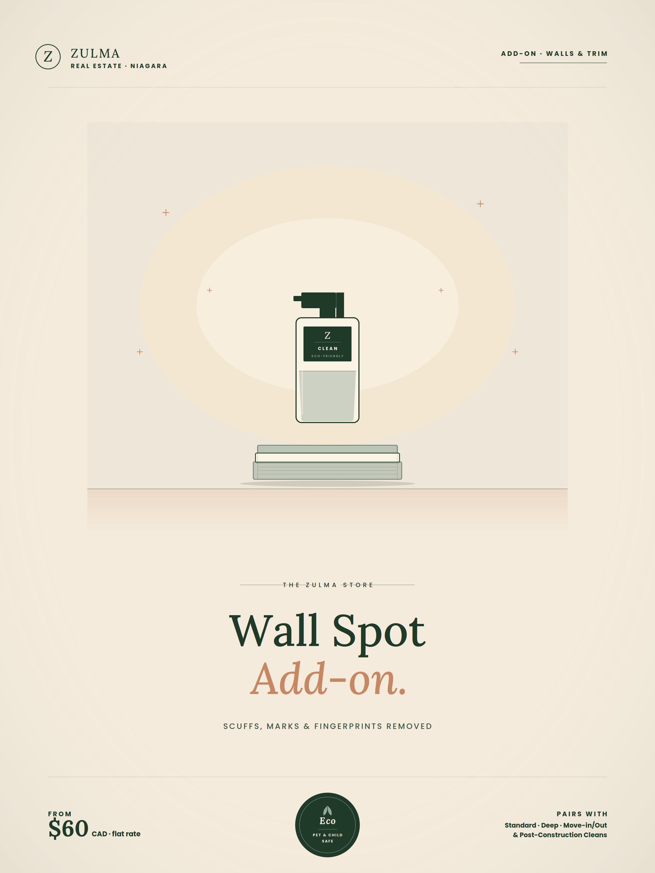 Add-on: Wall Spot-Cleaning