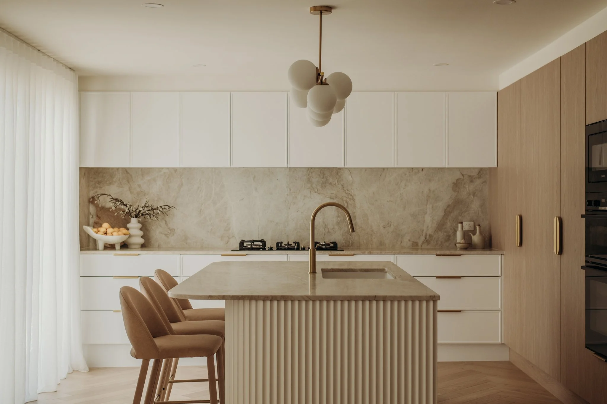 Mediterranean kitchen after